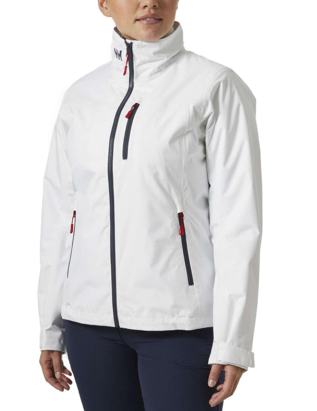 Chaqueta impermeable Helly Hansen Midlayer blanca de mujer