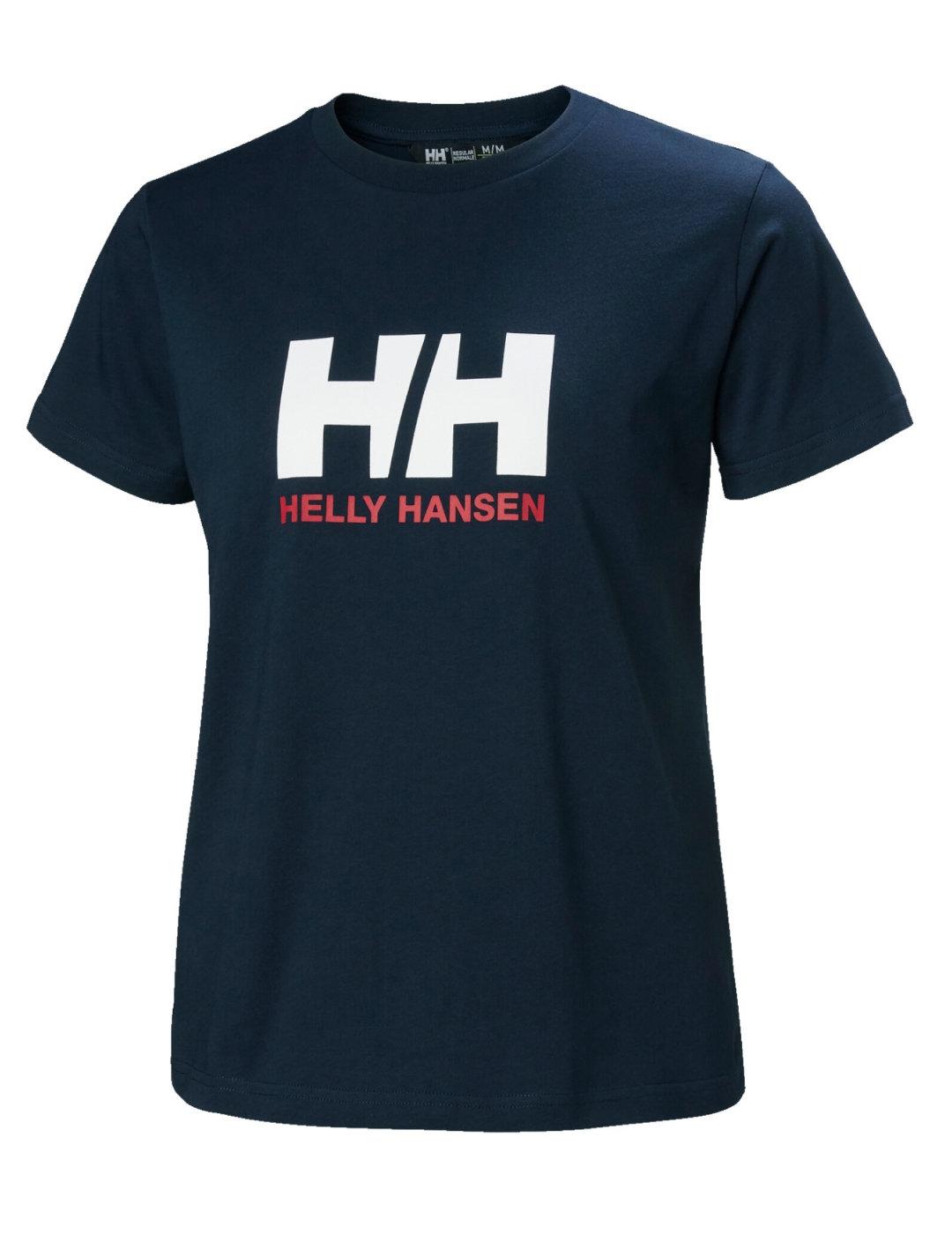 Camiseta Helly Hansen Logo marino manga corta para mujer