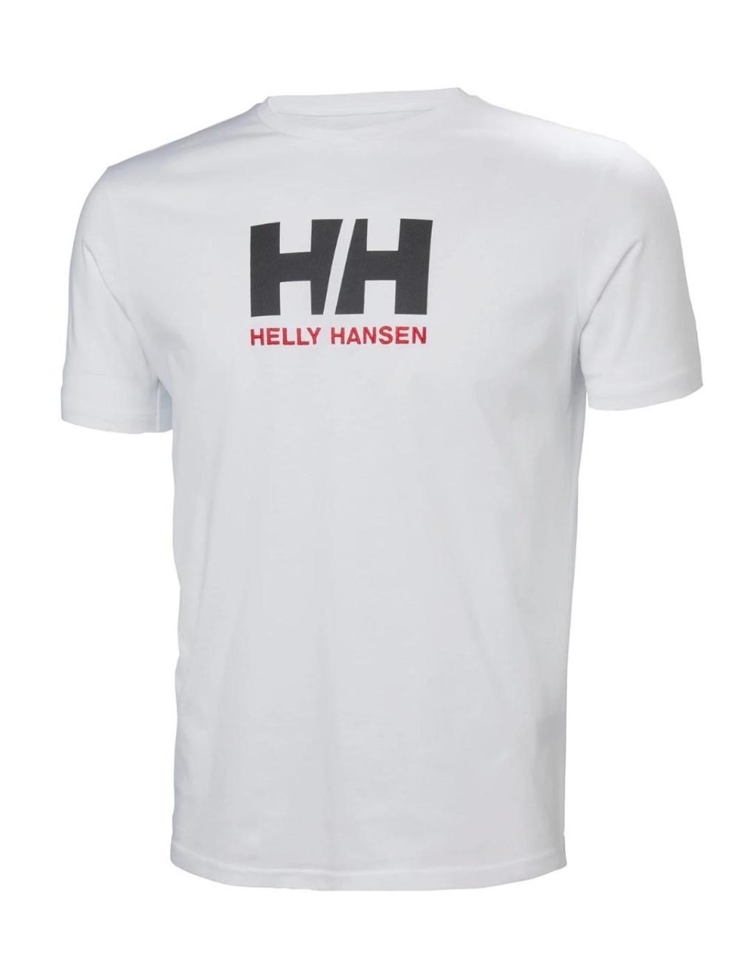 Camiseta Helly Hansen Logo blanca manga corta para hombre
