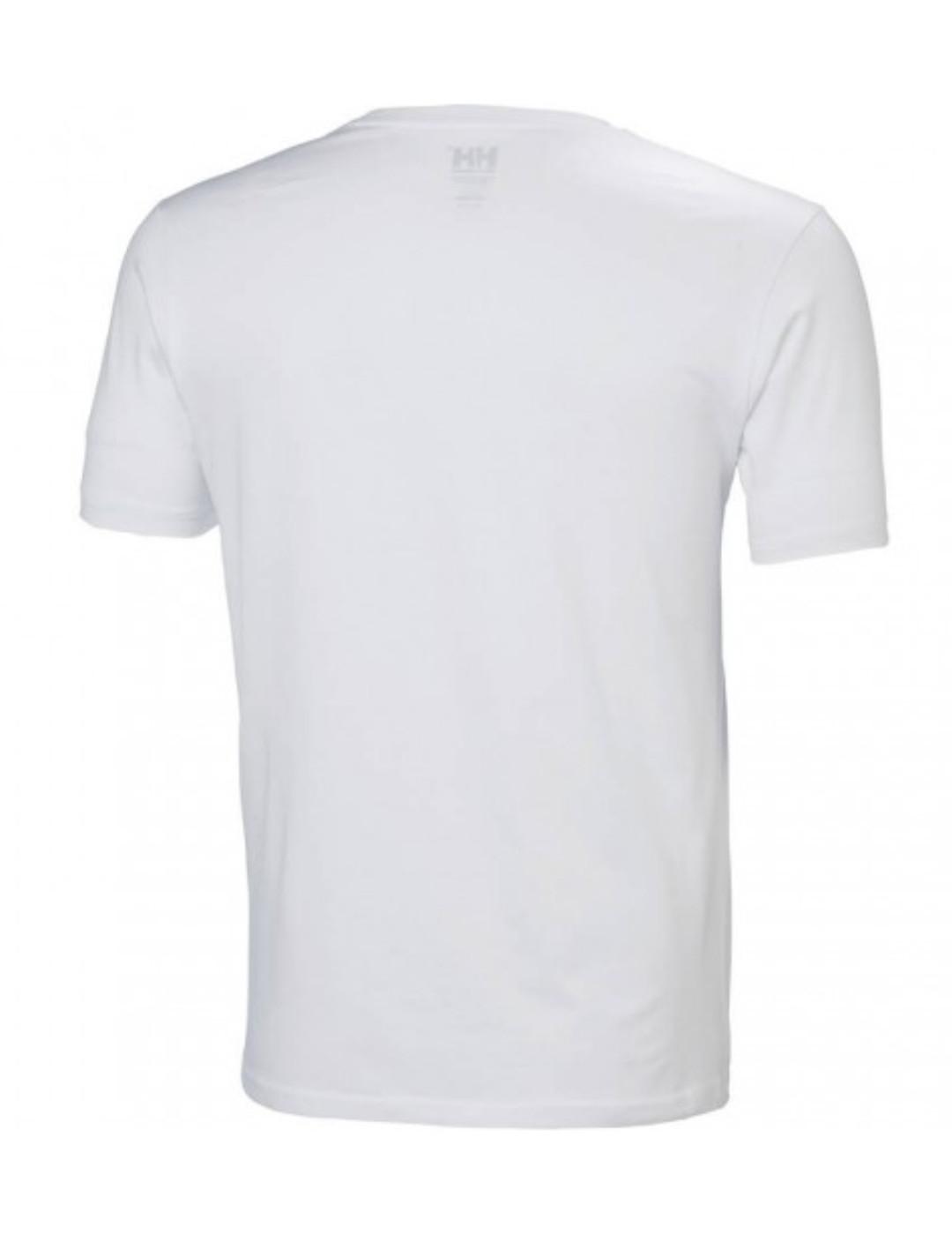 Camiseta Helly Hansen Logo blanca manga corta para hombre