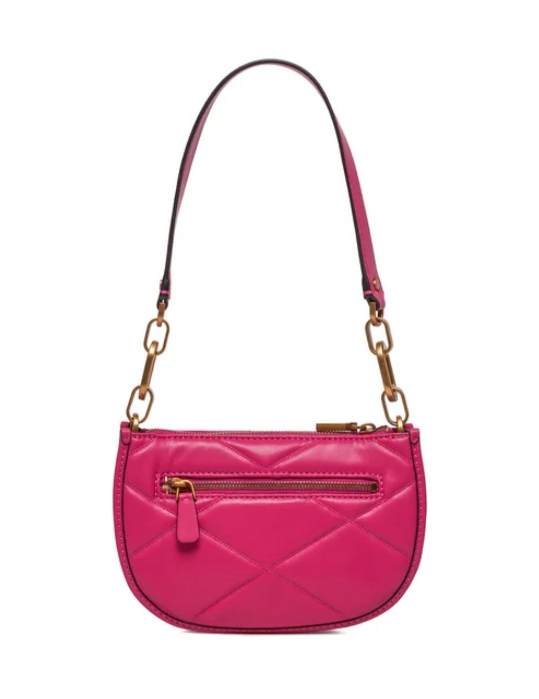 Bolso Bandolera Guess-rectangular Para Mujer Con Llavero , Bolsa A Prueba  De Polvo (3 Colores Disponibles , Negro)