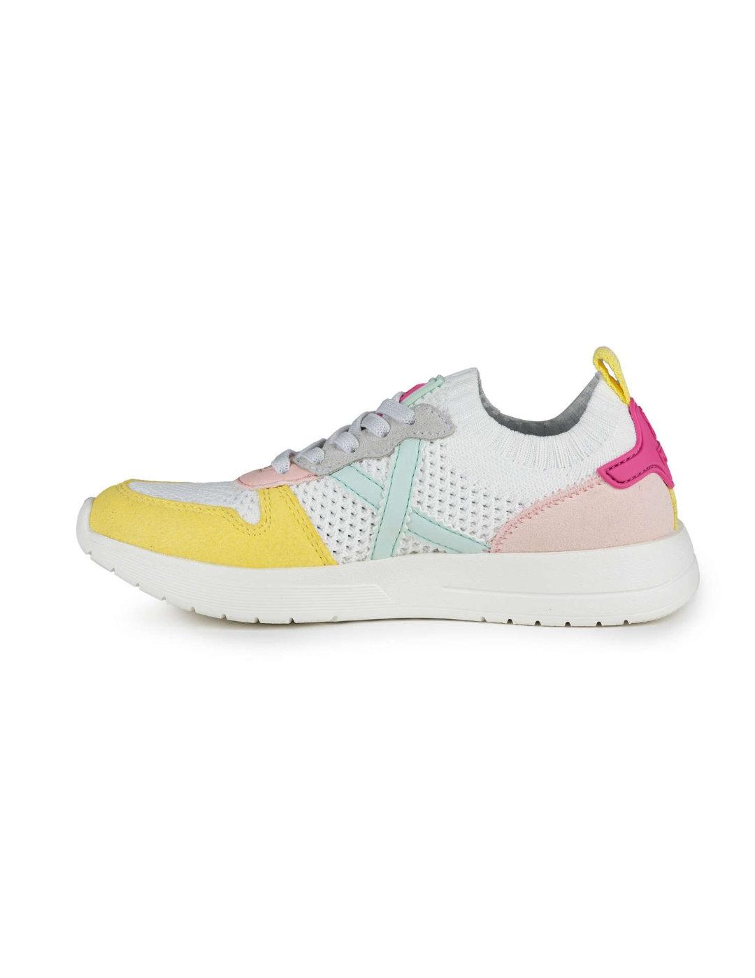 Zapatillas tipo calcetín Munich Mini Net multicolor de niña