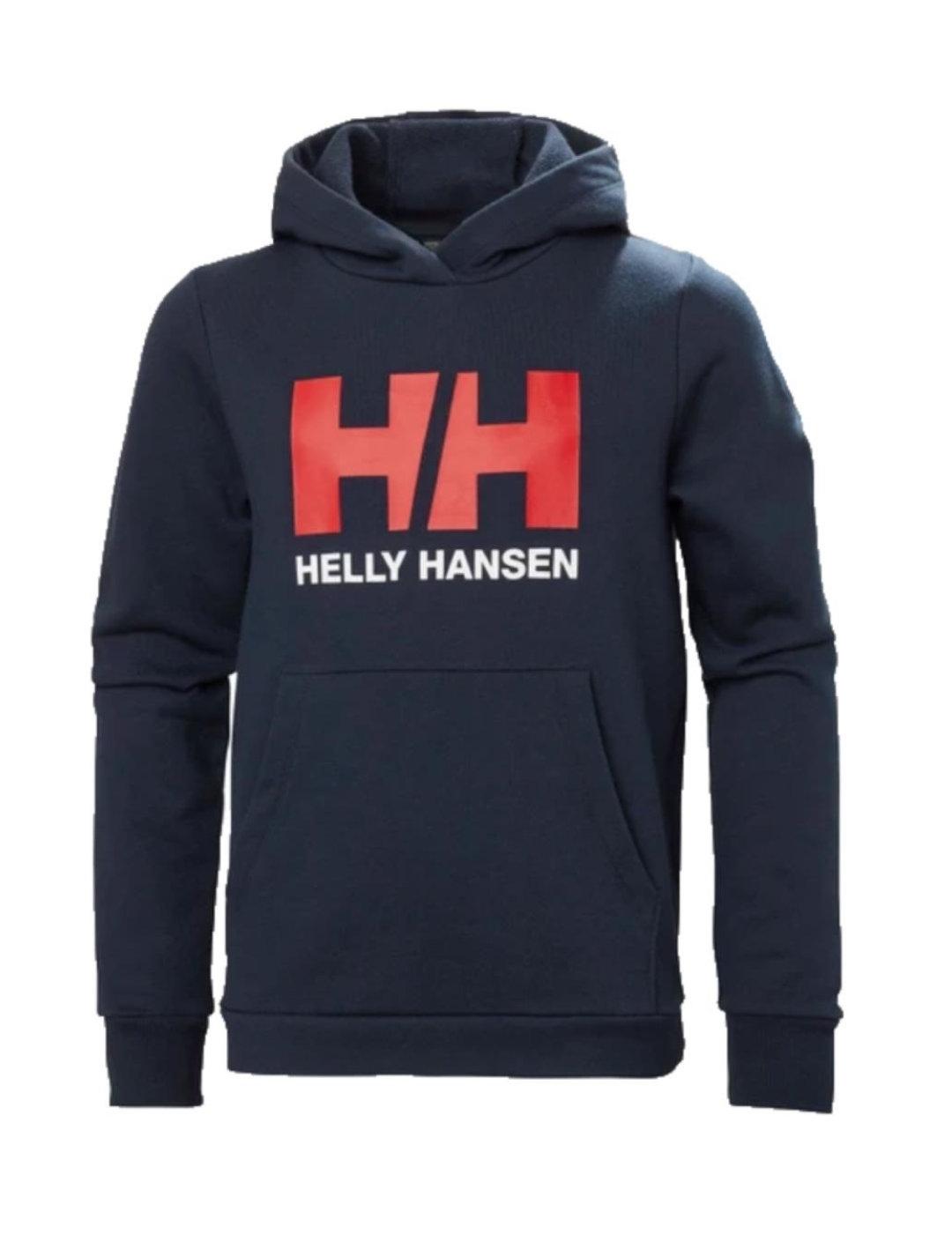 Sudadera Helly Hansen Logo marino con capucha unisex