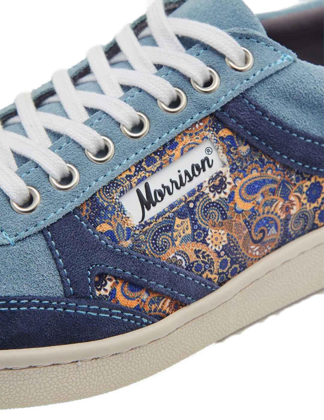 Zapatillas Morrison Apollo azul estampado unisex