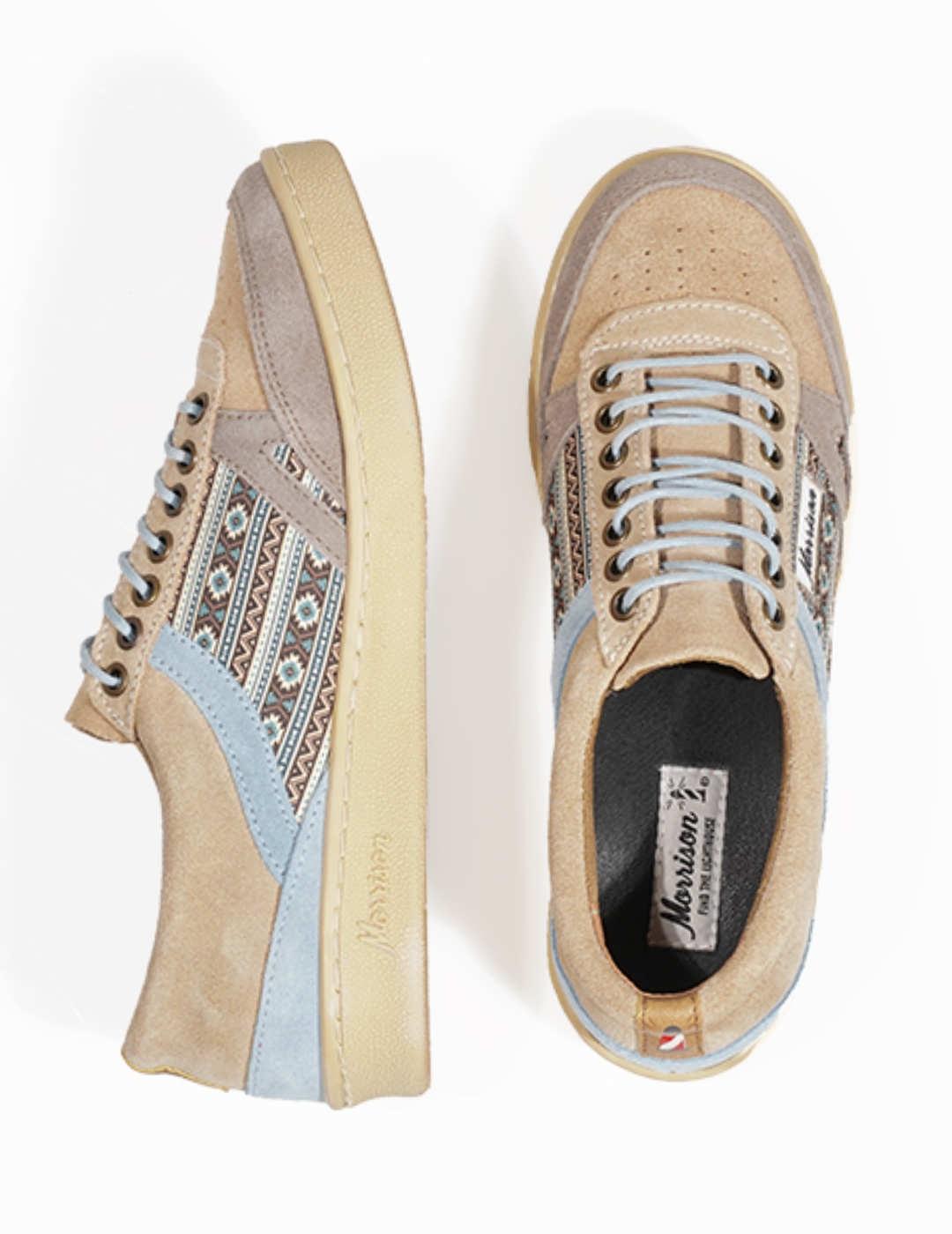 Zapatillas Morrison Inka beige estampadas unisex