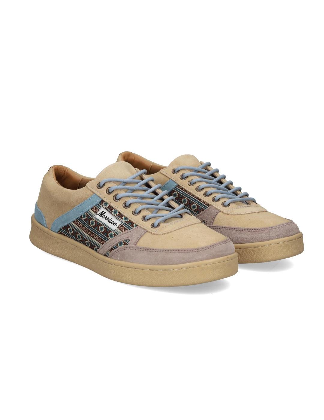 Zapatillas Morrison Inka beige estampadas unisex