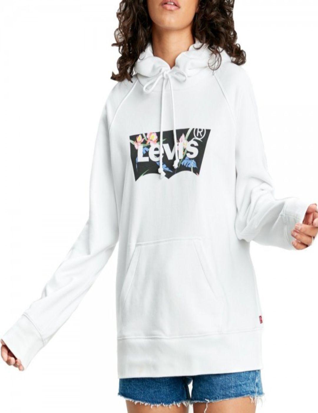 GRAPHIC SPORT HOODIE FILLED BW-W