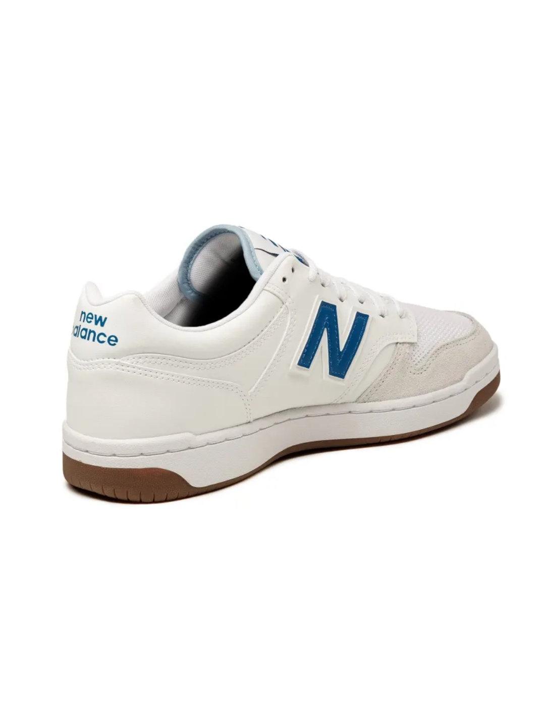 Zapatillas New Balance 480 blanca y azul para hombre