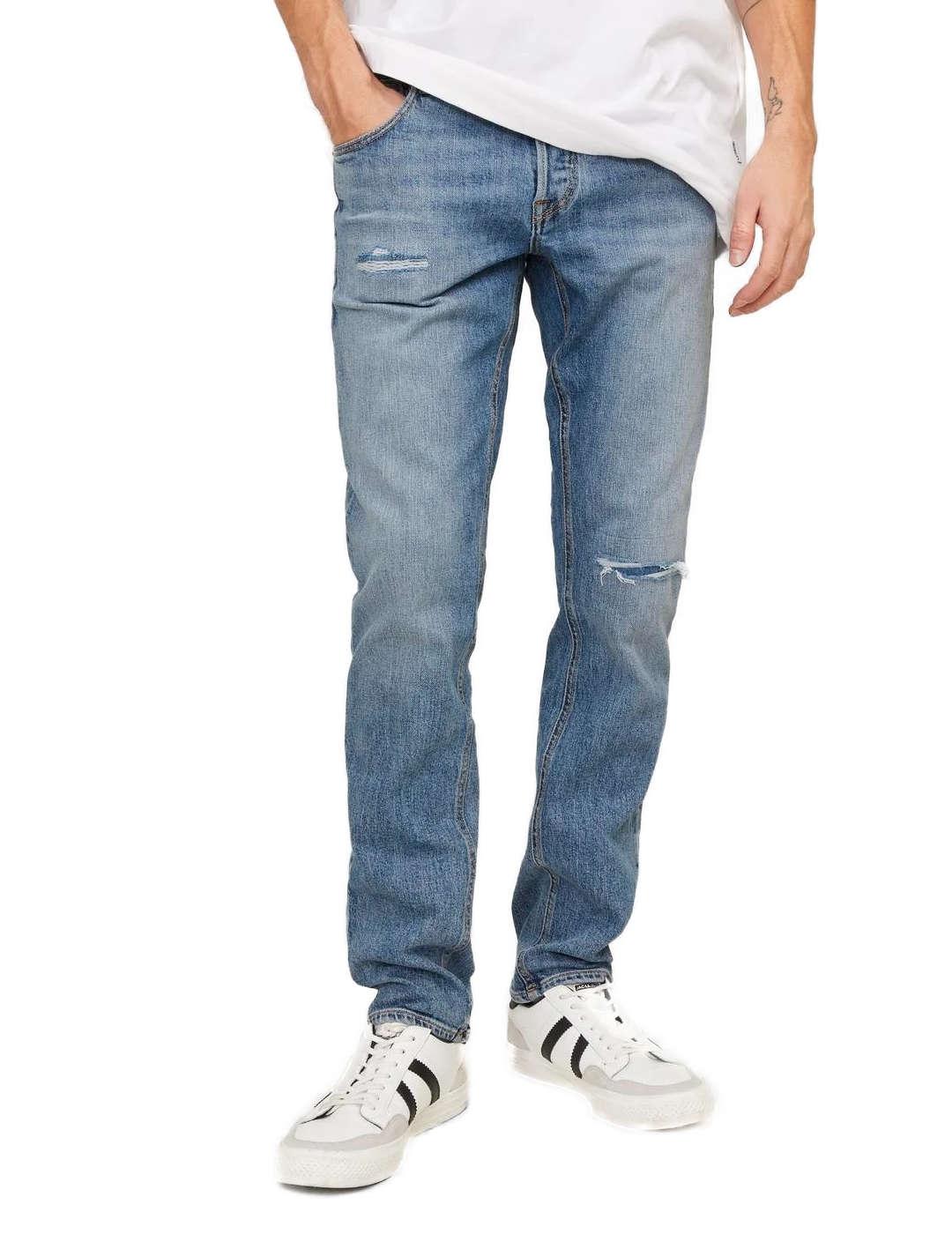 Pantalón vaquero Jack&Jones Gleen azul  Slim para hombre