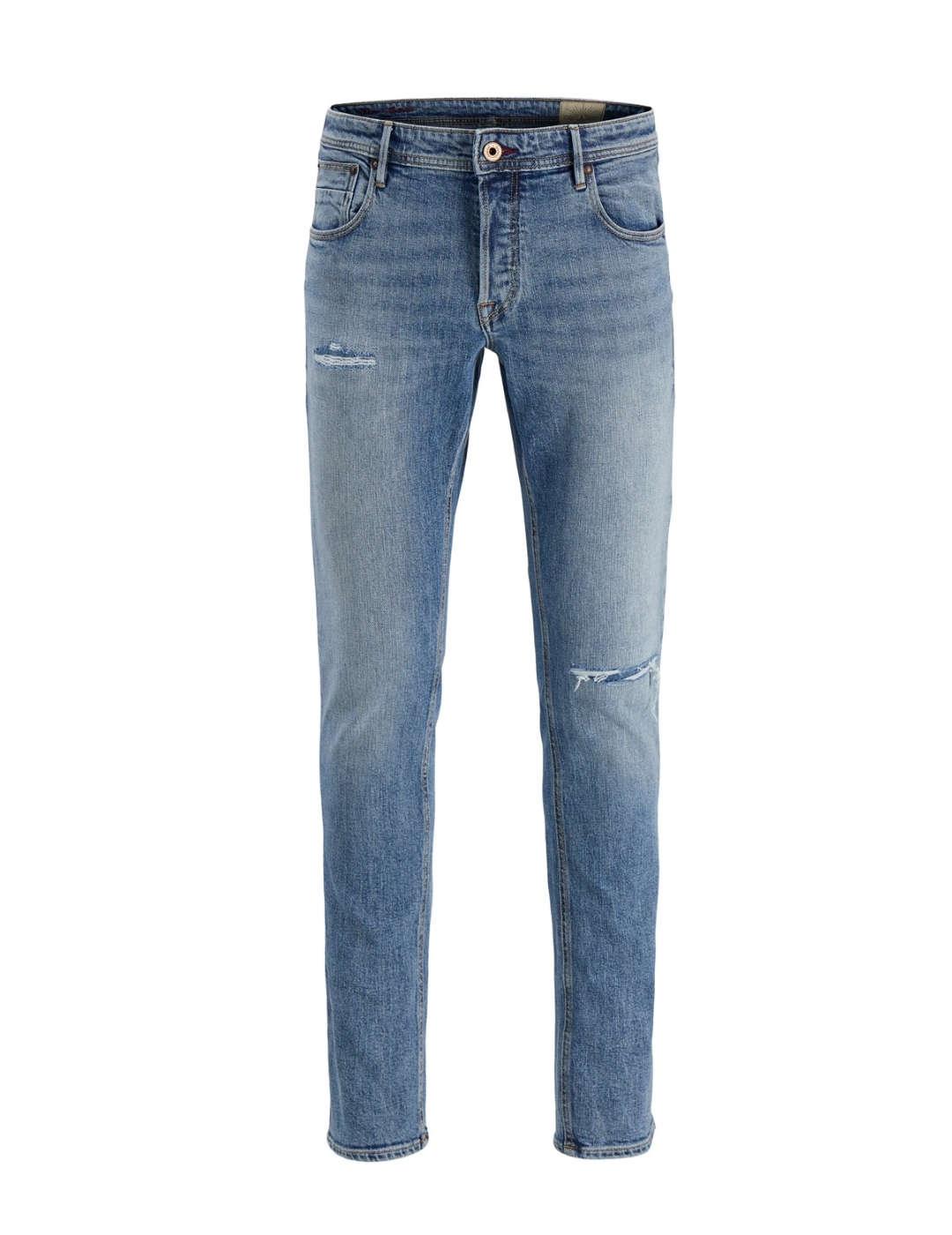 Pantalón vaquero Jack&Jones Gleen azul  Slim para hombre