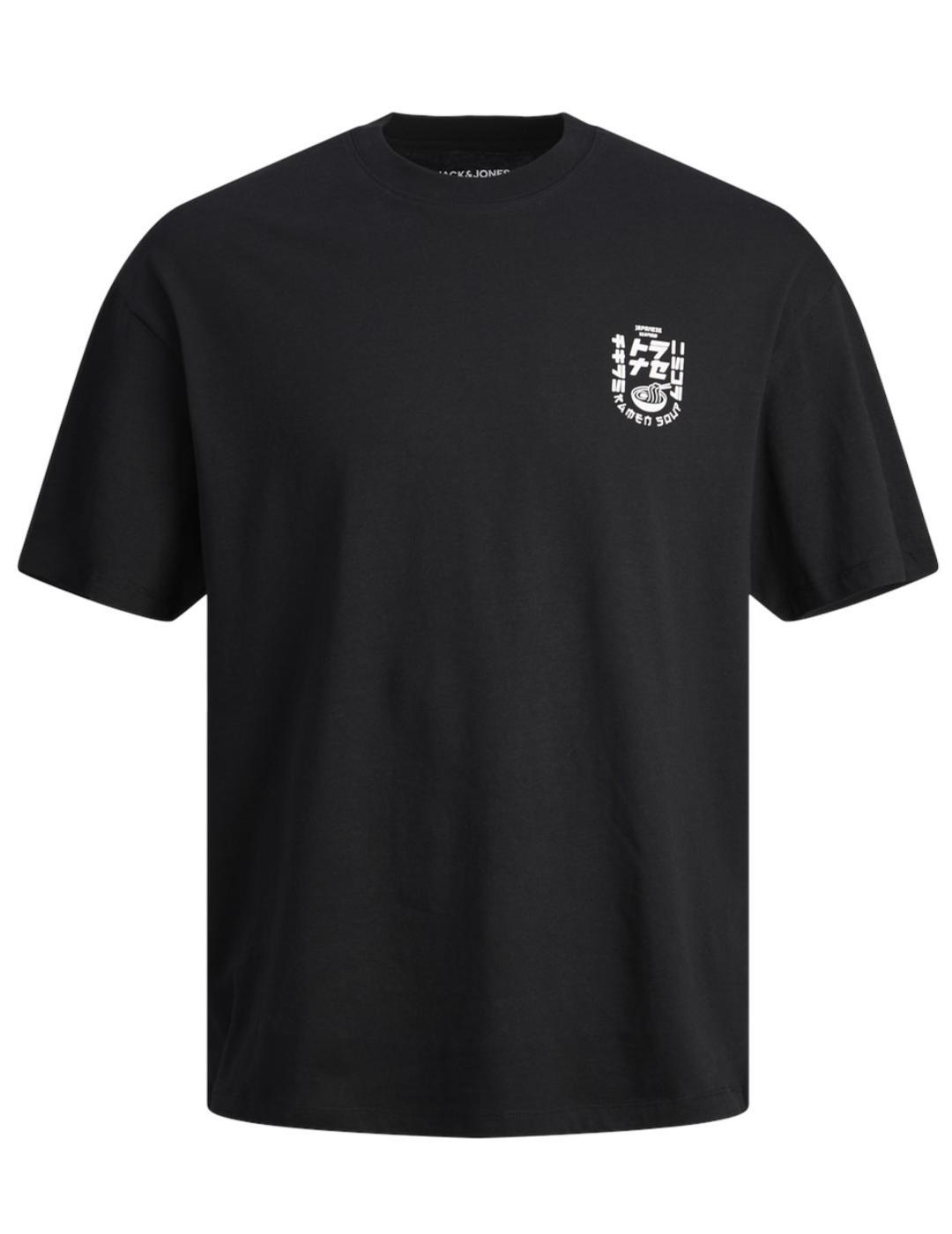 Camiseta Jack&Jones Drik negro manga corta para hombre