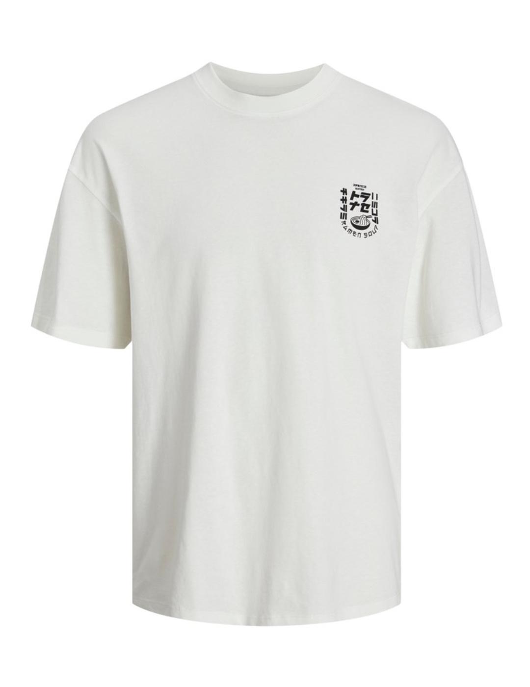 Camiseta Jack&Jones Drik blanco manga corta para hombre