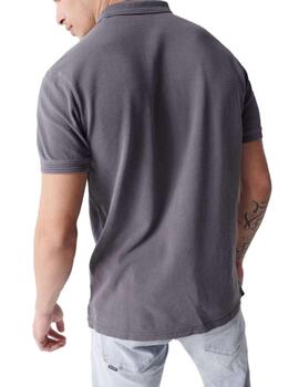 Polo Salsa gris para hombre-&