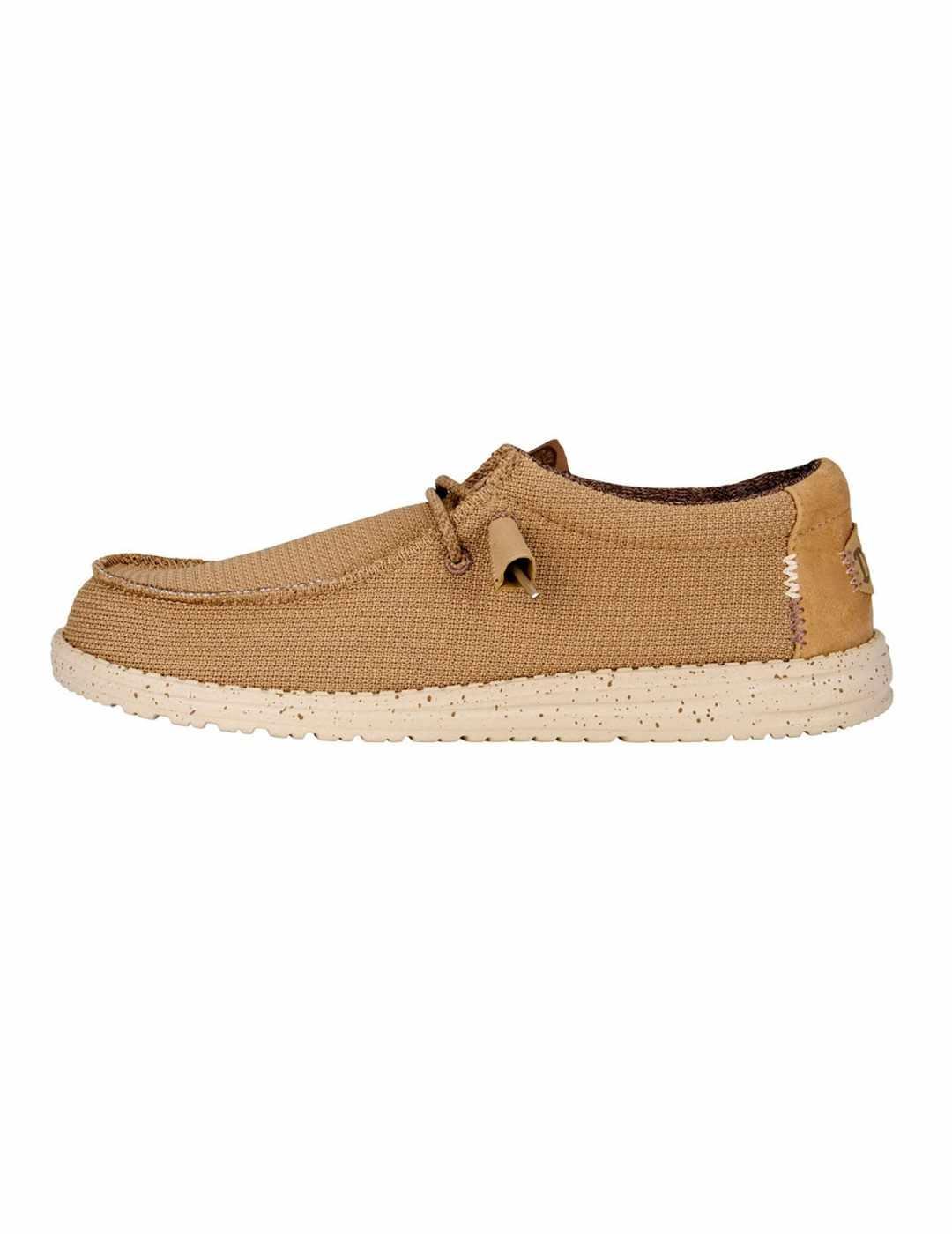 Mocasín HeyDude Wally camel para hombre