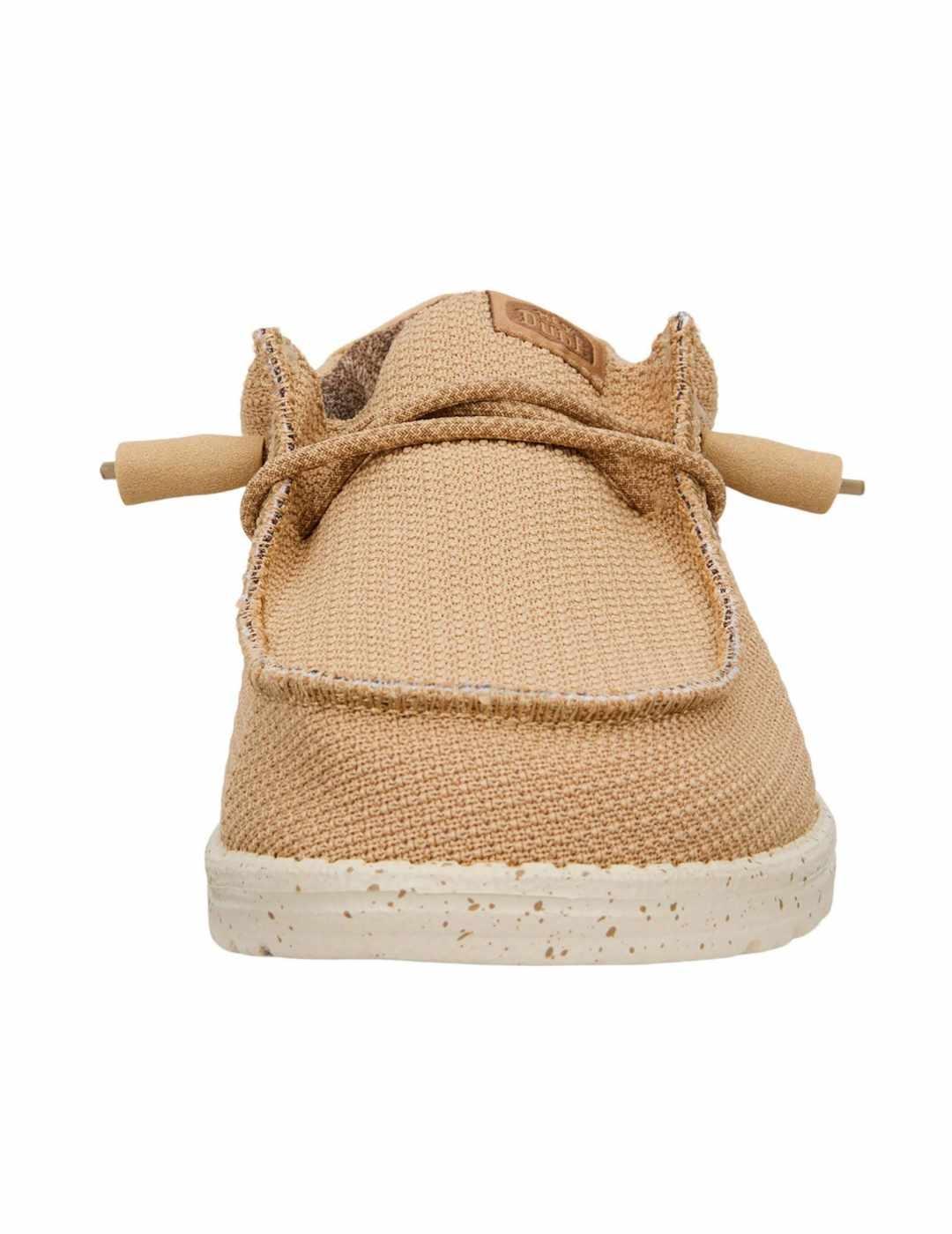 Mocasín HeyDude Wally camel para hombre