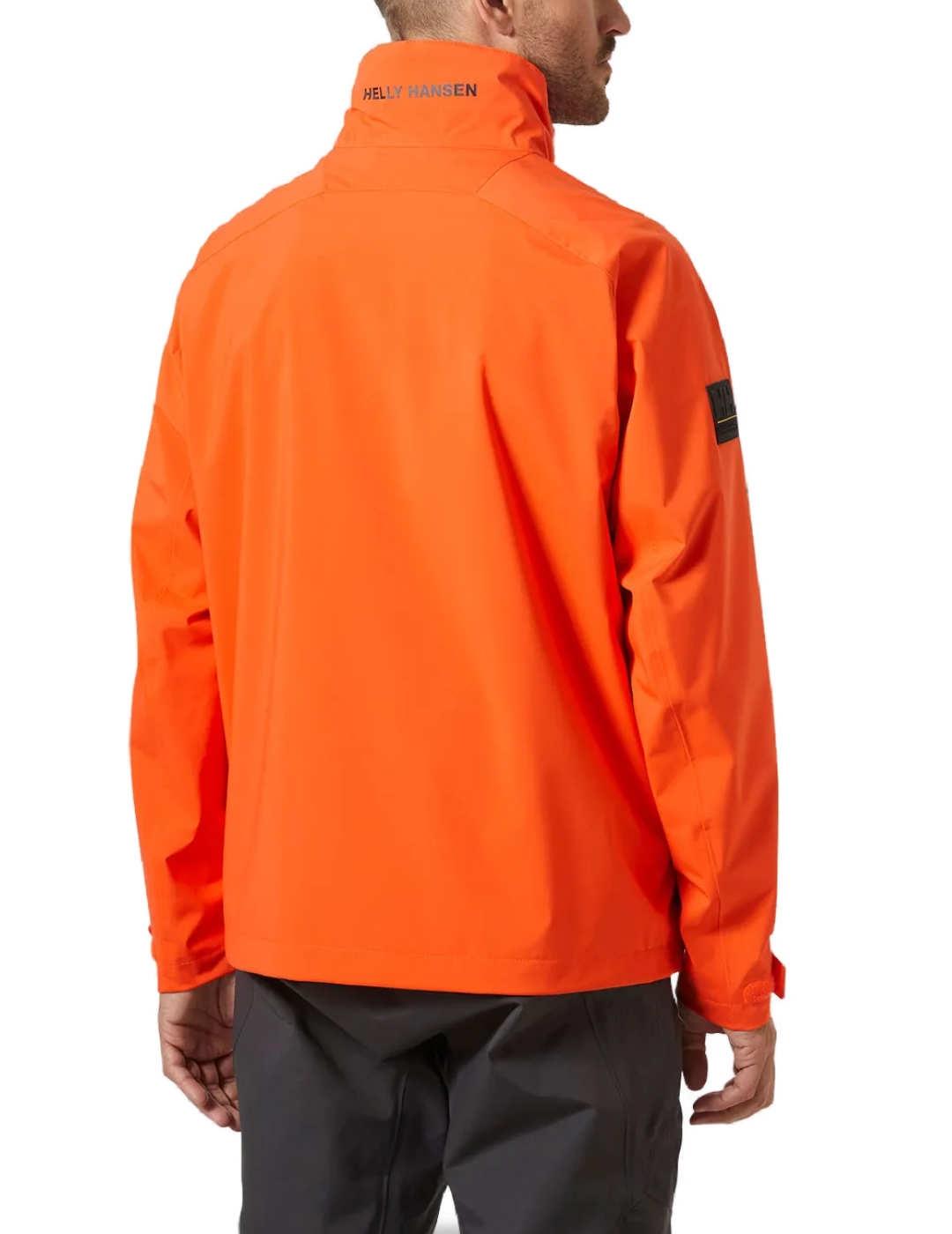 Chaqueta Helly Hansen Racing naranja impermeable de hombre