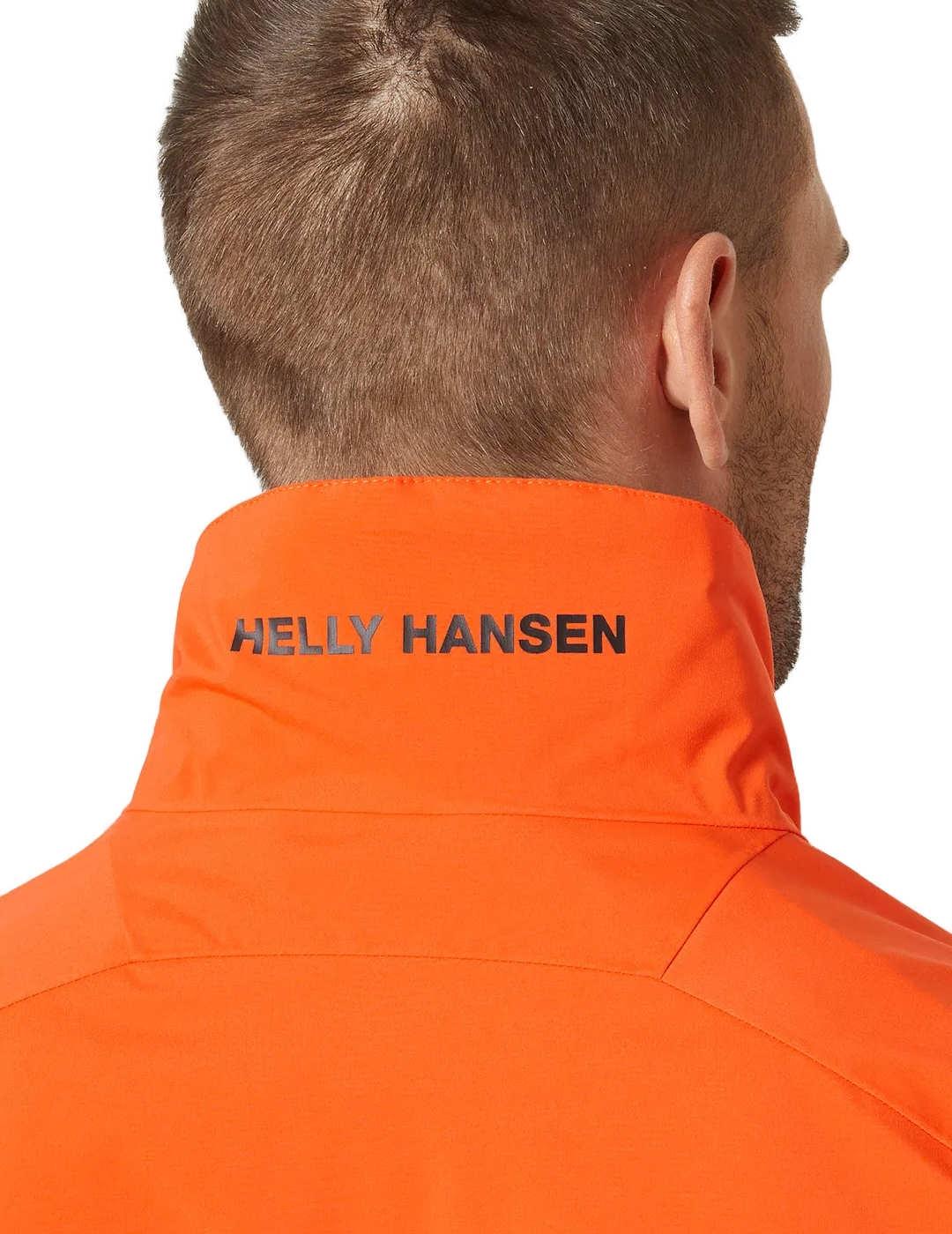 Chaqueta Helly Hansen Racing naranja impermeable de hombre