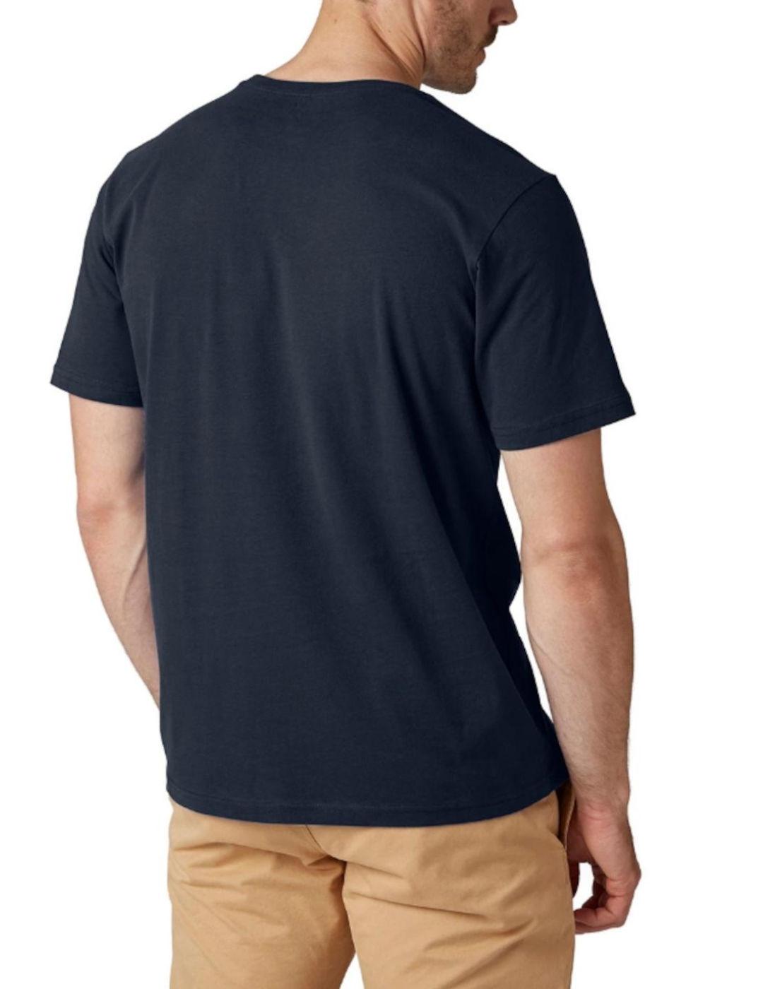 Camiseta Helly Hansen logo azul marino manga corta de hombre