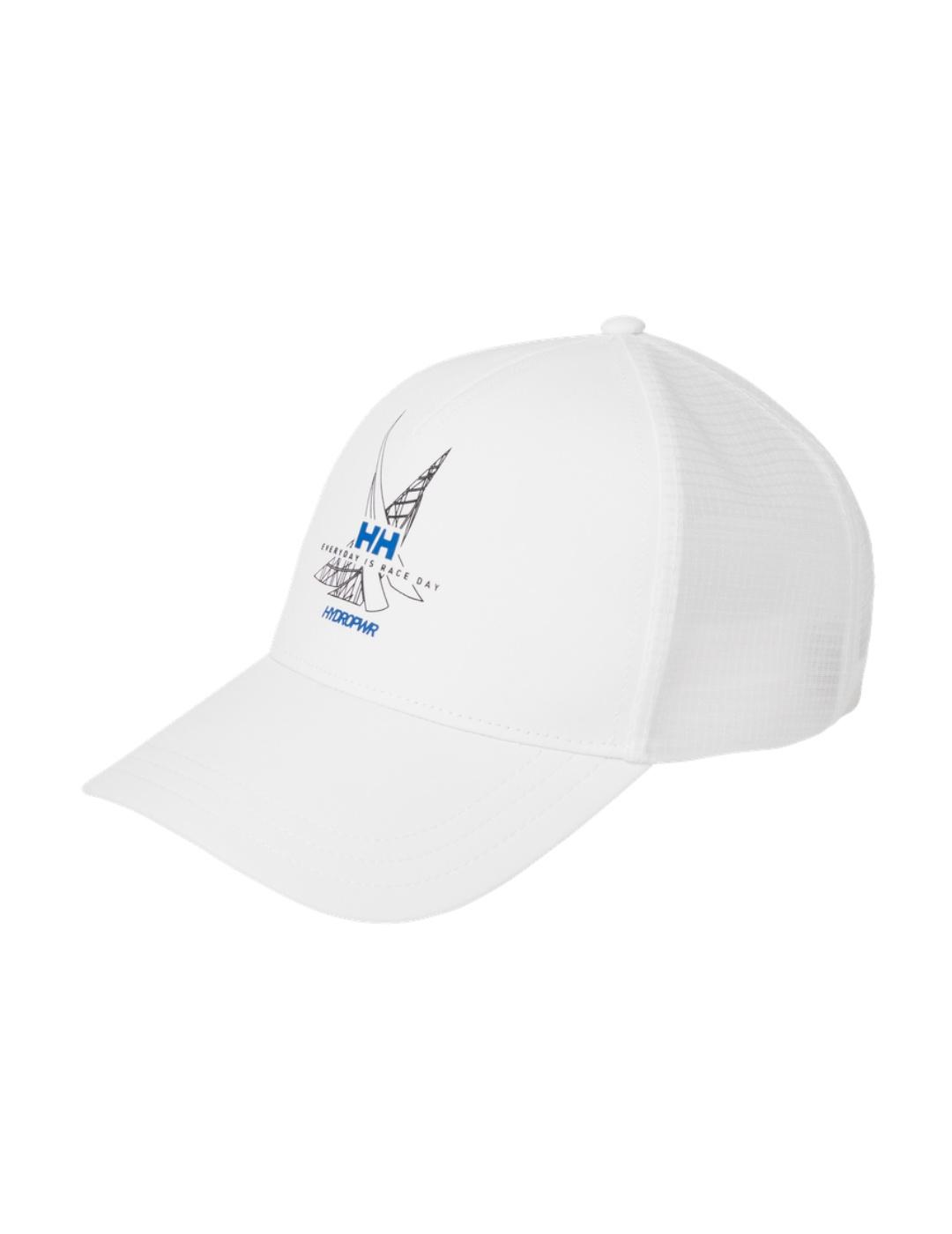 Gorra Helly Hansen Cap blanca cierre snapback unisex