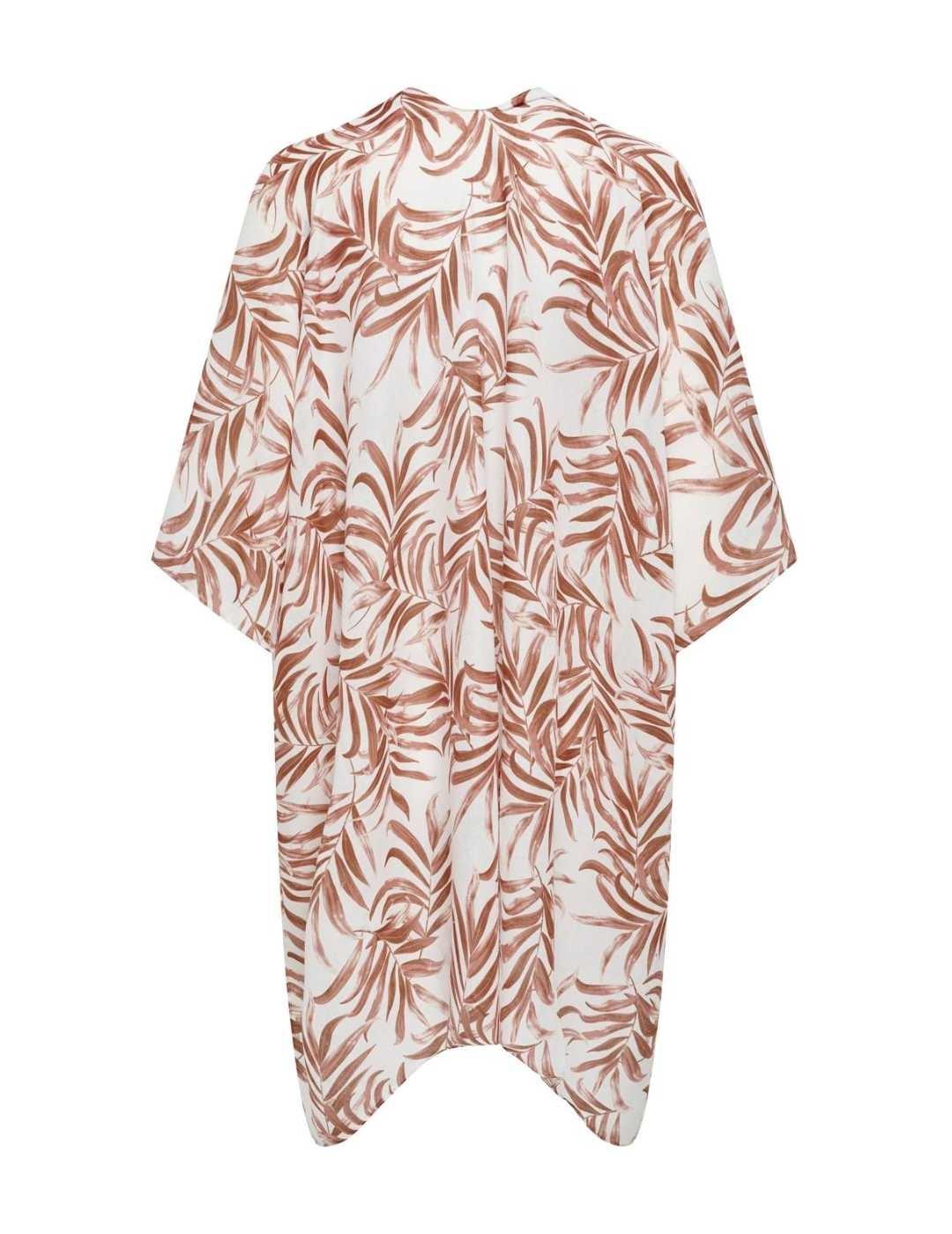 Camisa de playa Only Luna estampado cobre de mujer