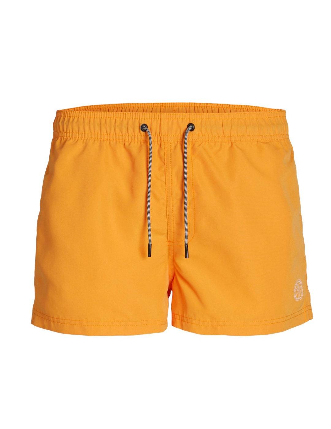 Bañador Jack&Jones Bora Bora naranja corto de hombre