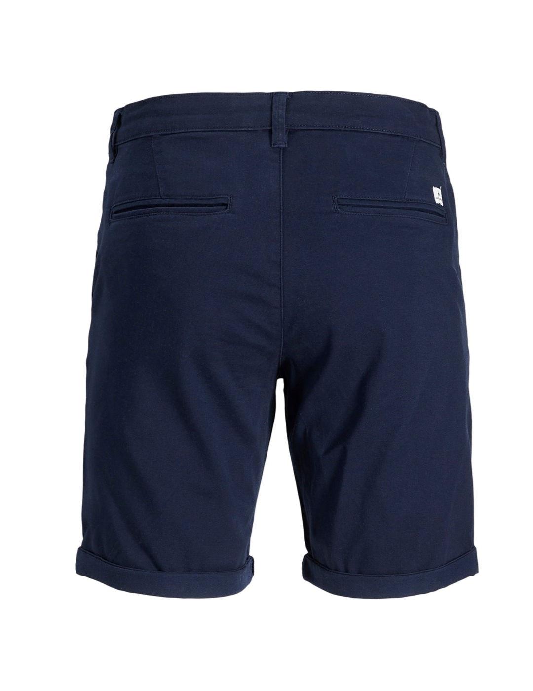 Shorts chino Jack&Jones Dave azul marino de hombre