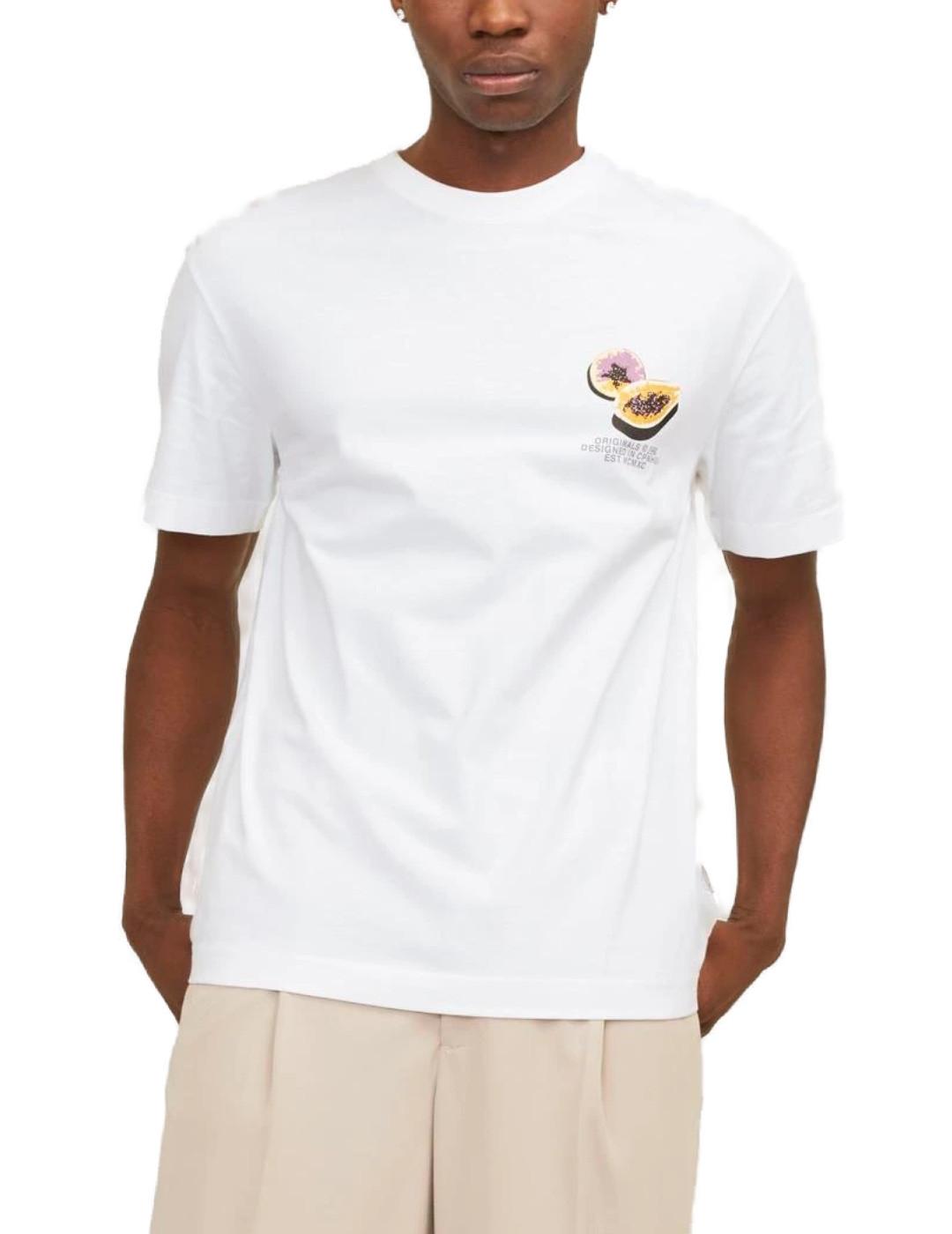 Camiseta Jack&Jones Tampa blanco manga corta para hombre