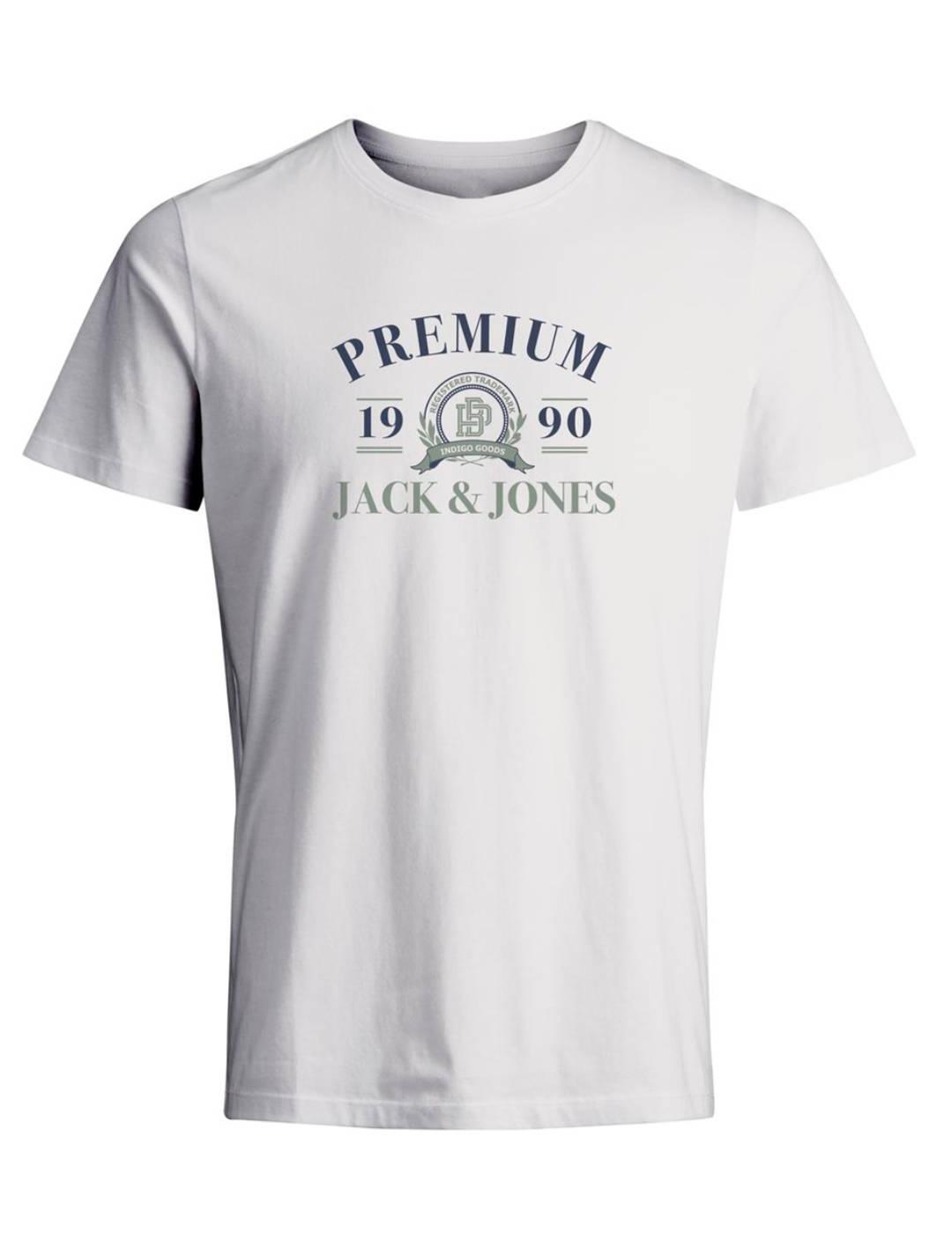 Camiseta Jack&Jones Cameros blanco manga corta para hombre