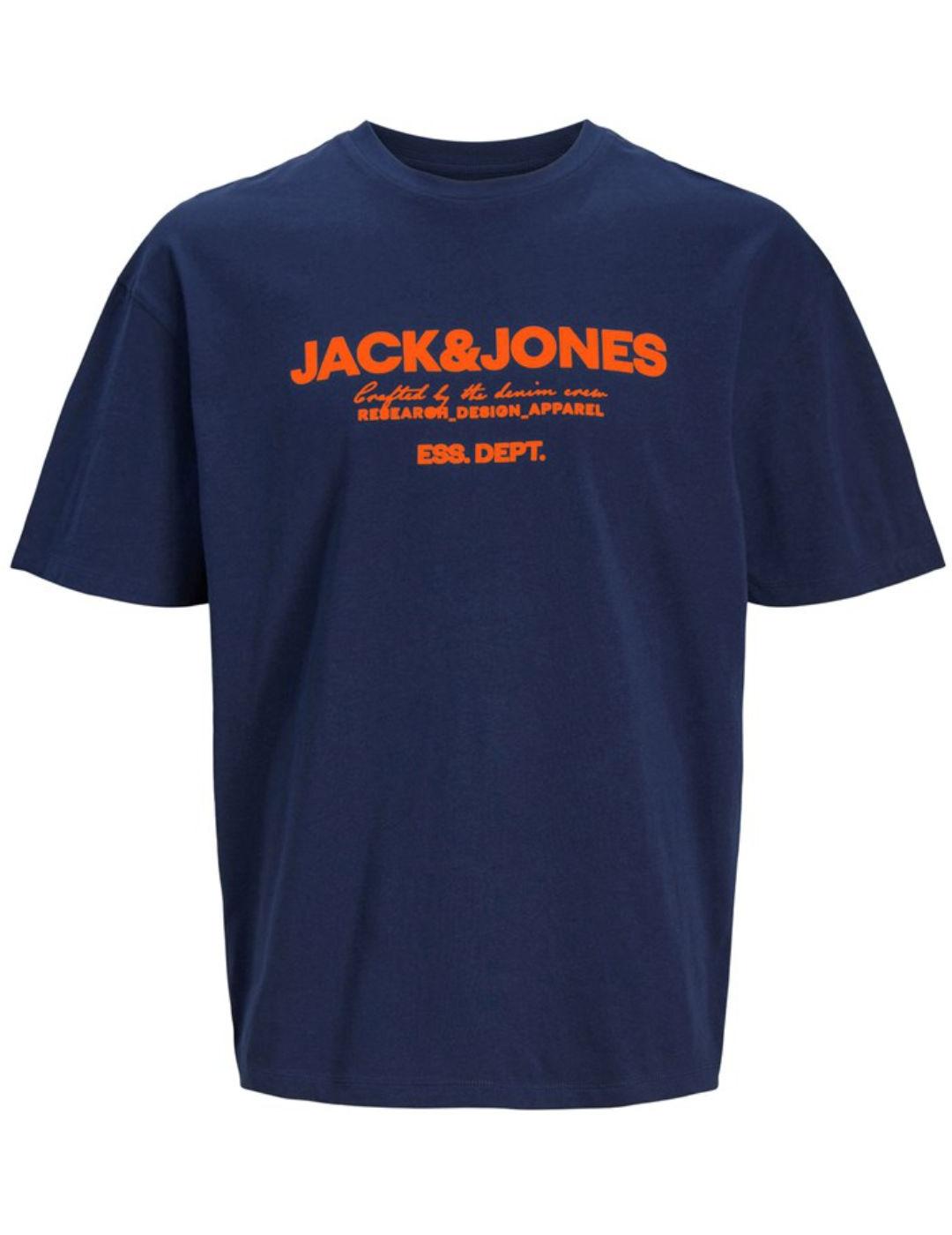 Camiseta Jack&Jones Ale marino manga corta para hombre