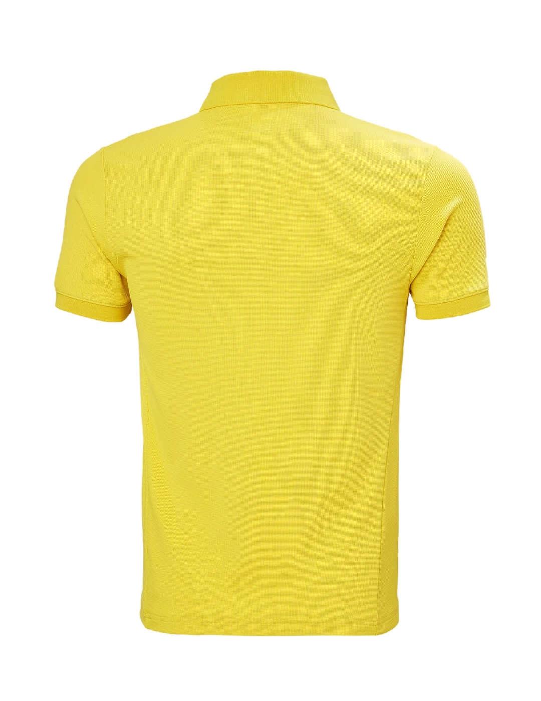 Polo Helly Hansen Race amarillo manga corta para hombre