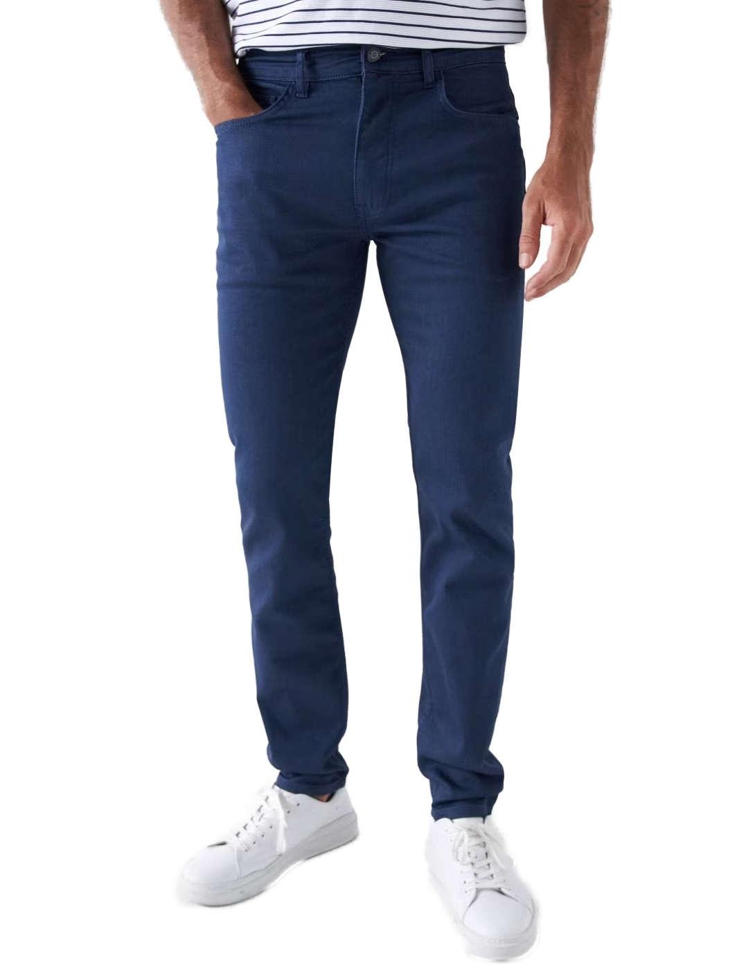 Pantalón vaquero Salsa slim azul marino slim de hombre