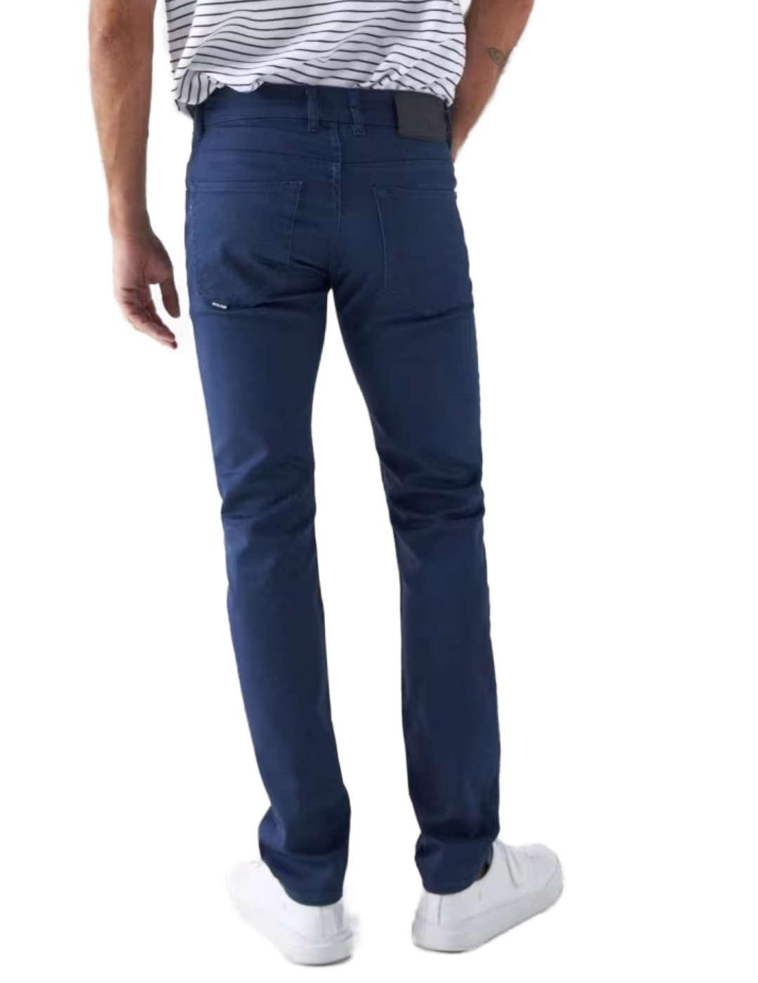 Pantalón vaquero Salsa slim azul marino slim de hombre