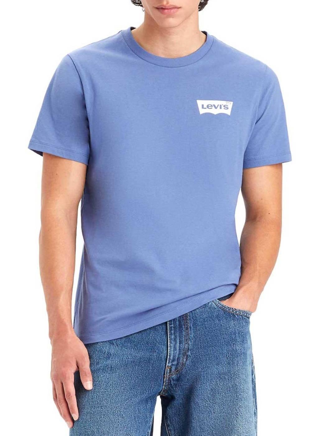 Camiseta Levi`s Classic azul manga corta para hombre