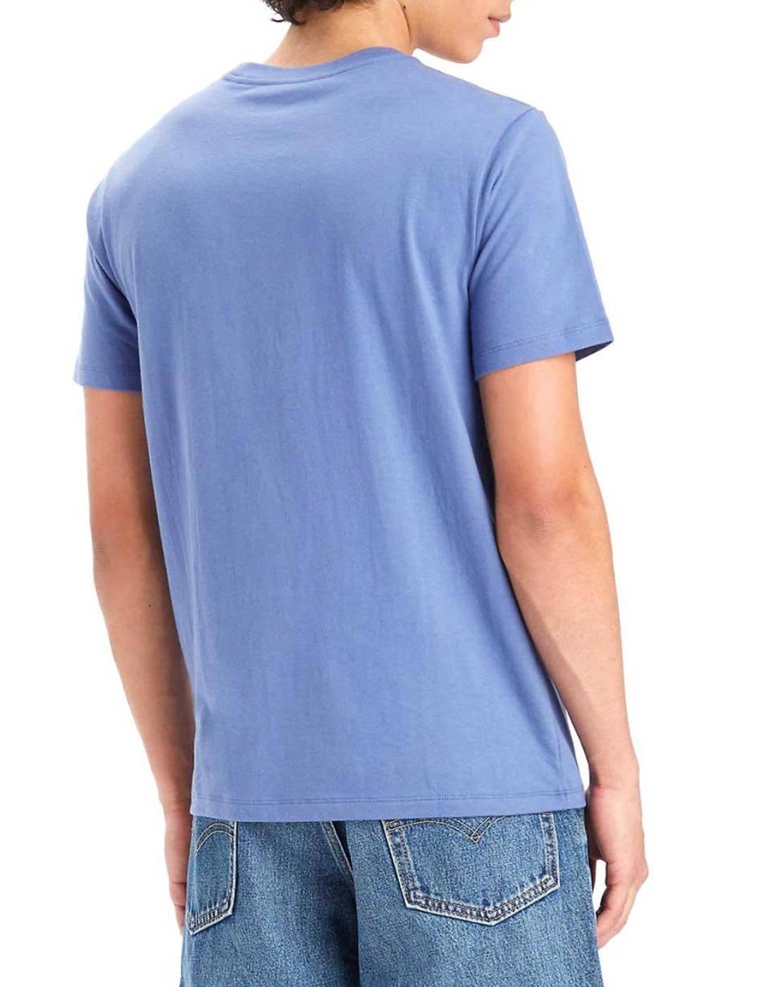 Camiseta Levi`s Classic azul manga corta para hombre
