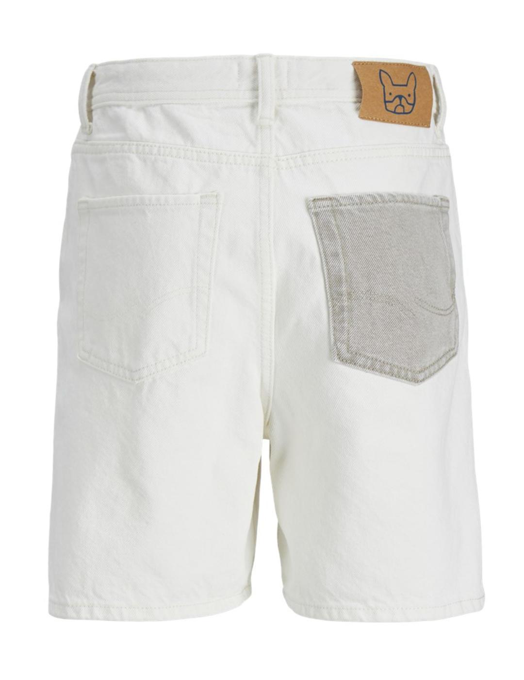 Bermuda Jack&Jones Junior Original blanco regular para niño