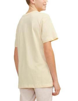 Camiseta Jack&Jones Junior Tampa amarillo manga corta niño