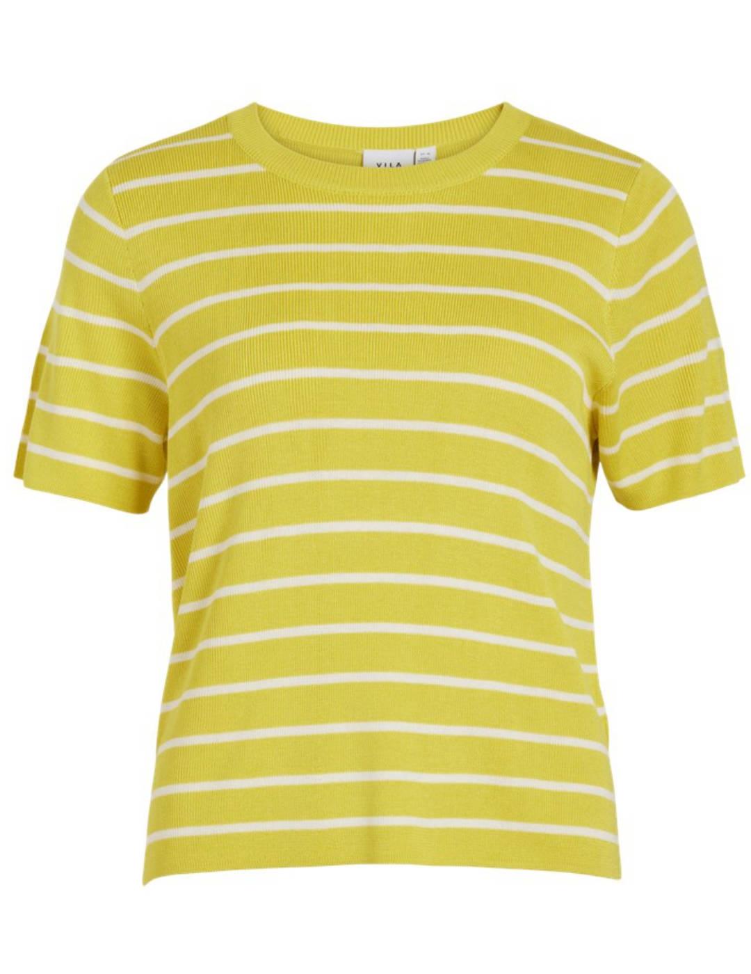 Jersey Vila Fulina amarillo rayas para mujer