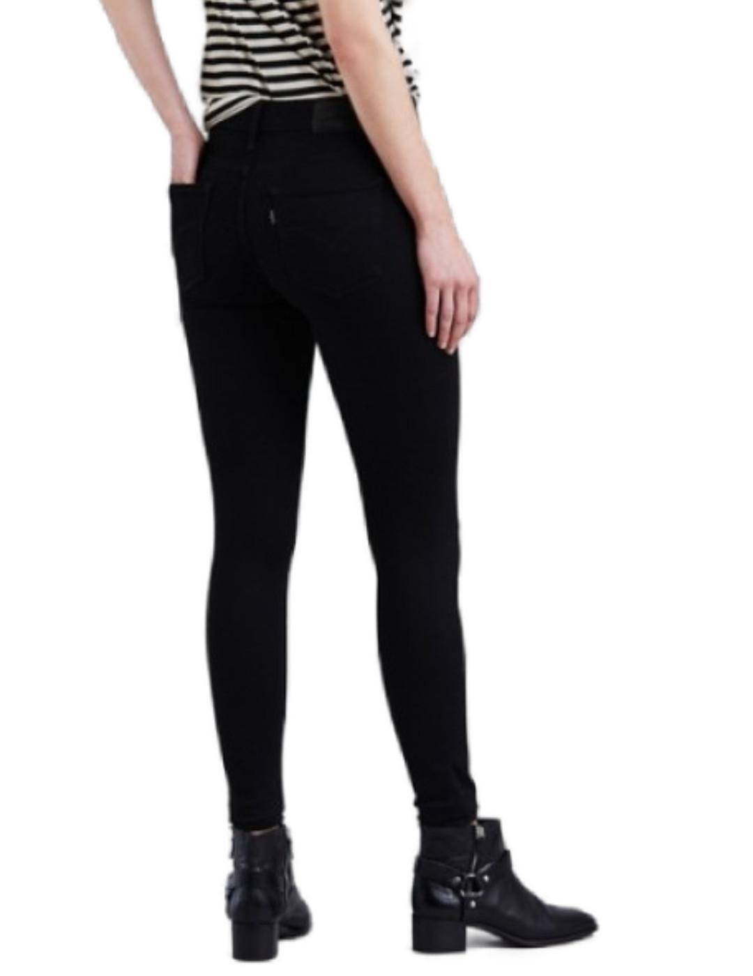  Pantalón Levi´s 720 negro Super Skinny talle alto de mujer
