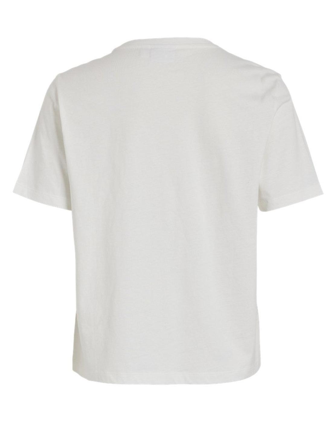 Camiseta Vila Sybil blanca Hope manga corta para mujer
