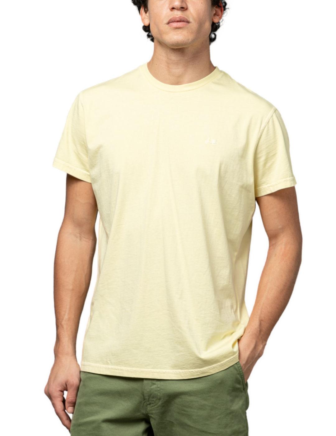 Camiseta Scotta Classic organic amarillo manga corta hombre