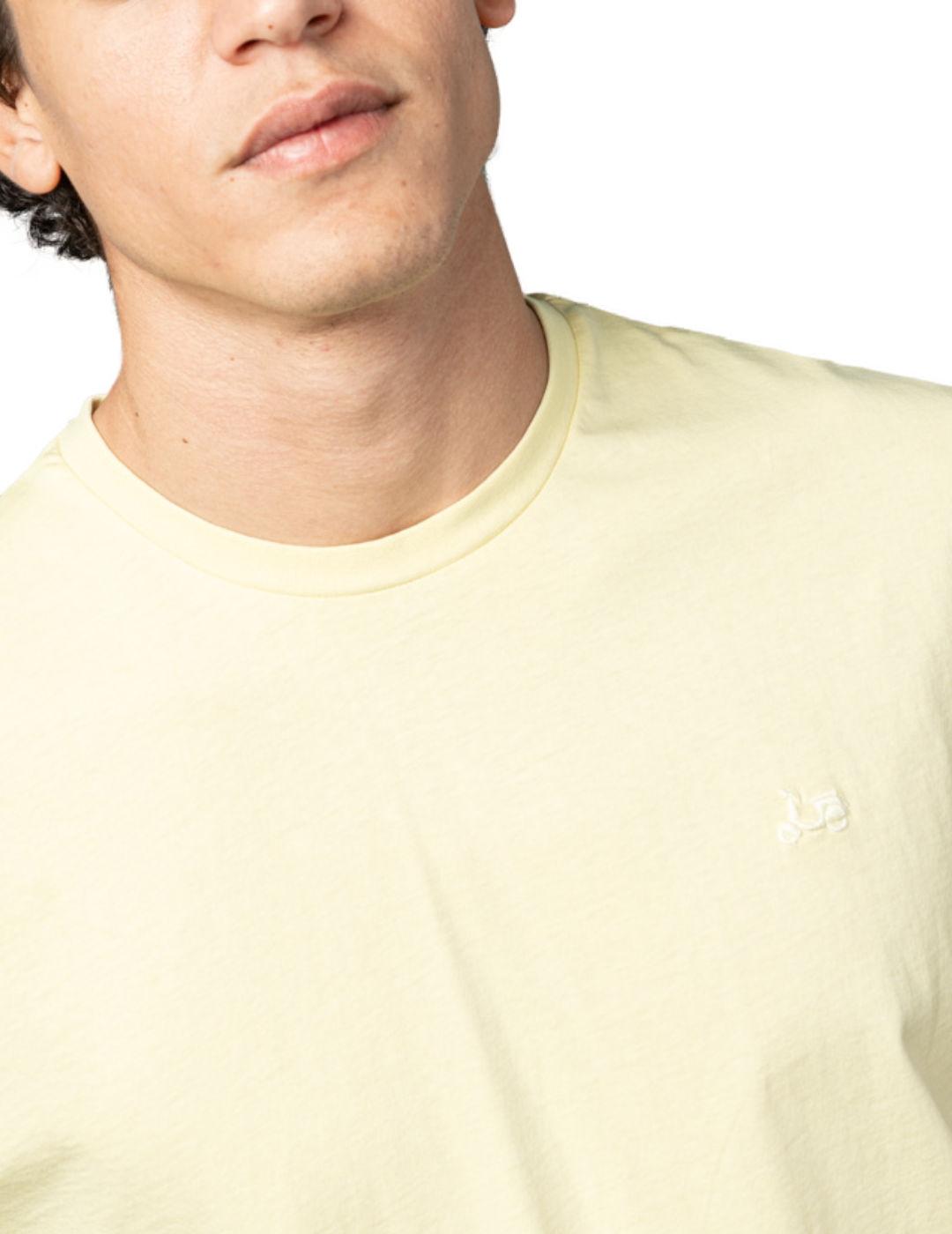 Camiseta Scotta Classic organic amarillo manga corta hombre