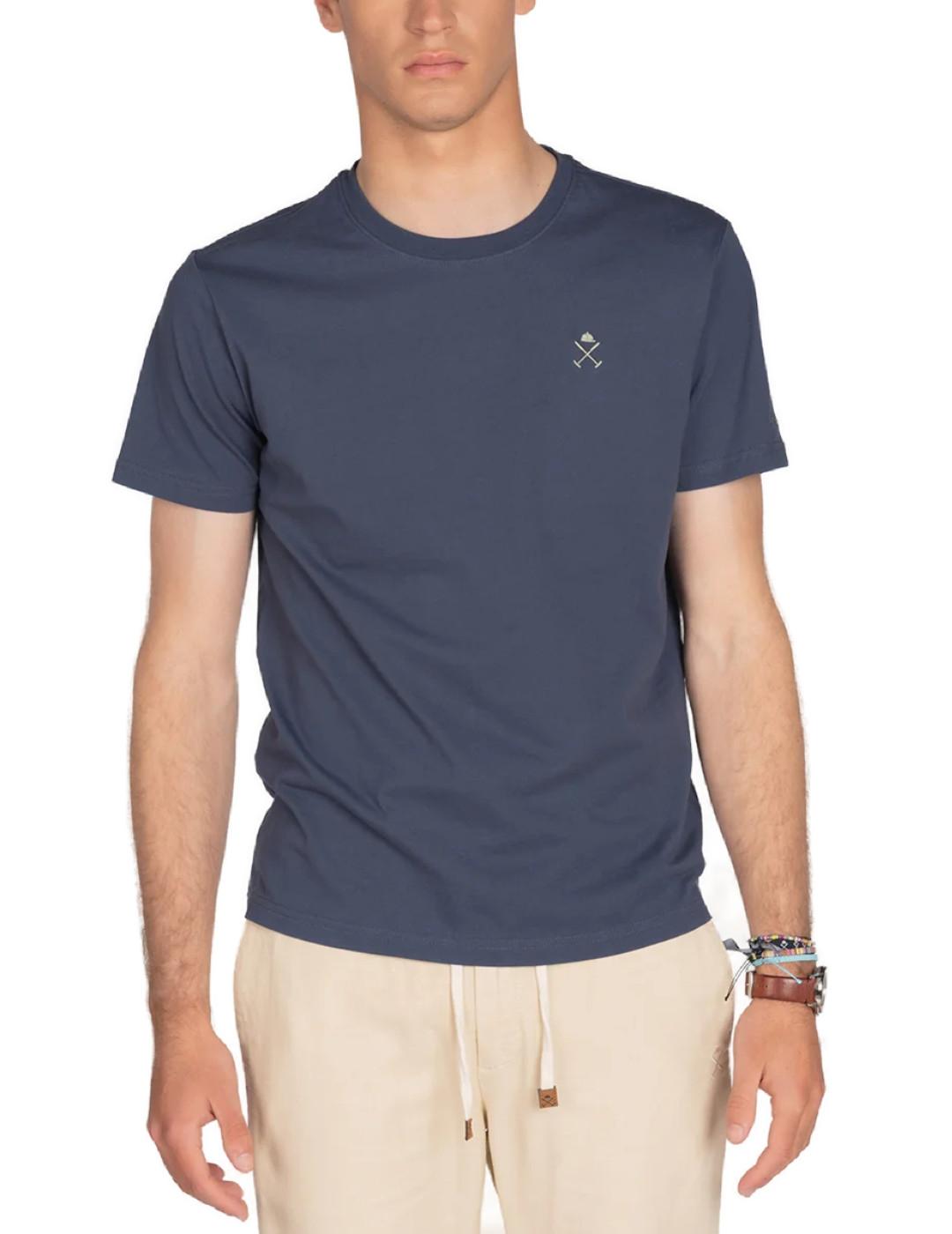 Camiseta Harper Paradise azul marino manga corta para hombre