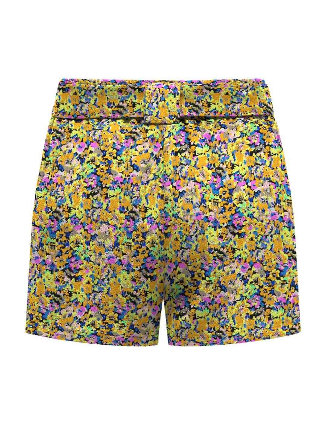 Short Only Nova flores multicolor para mujer