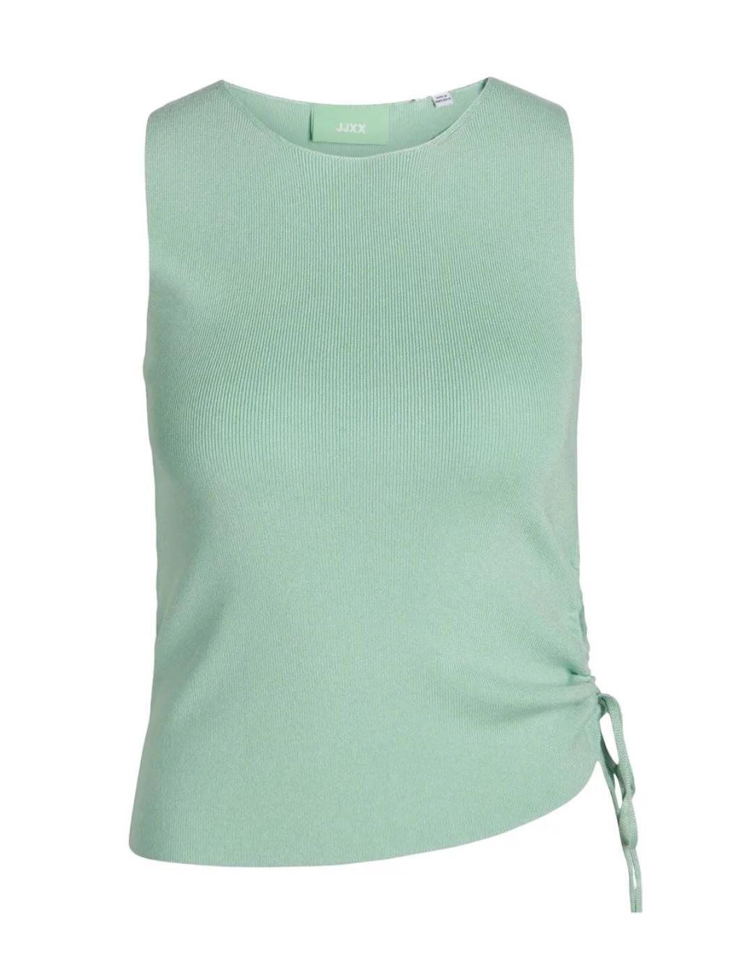 Camiseta JJXX Dahlia verde agua mnaga sisa para mujer