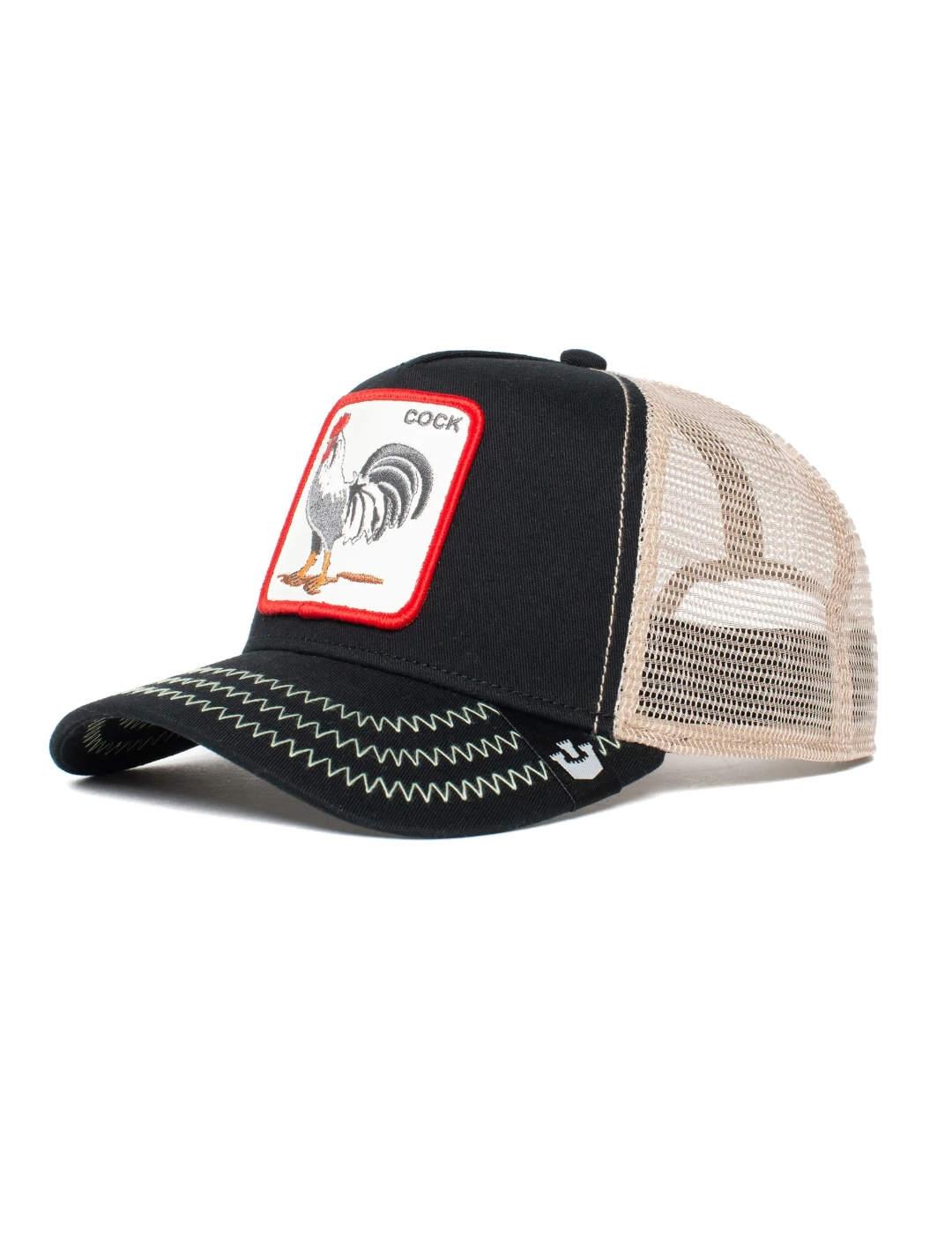 Gorra Goorin Cock negro gallo unisex