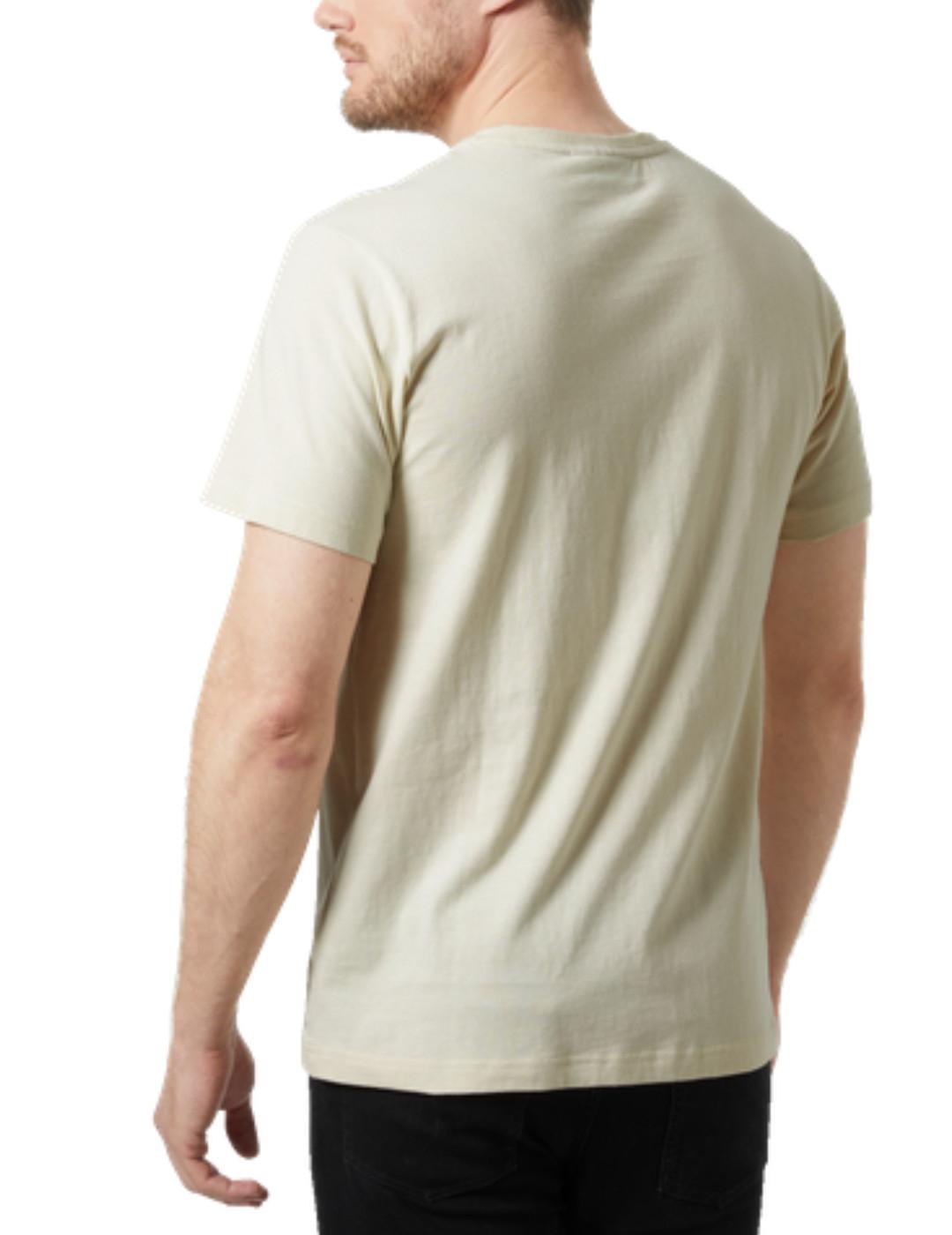 Camiseta Helly Hansen beige para hombre-NE