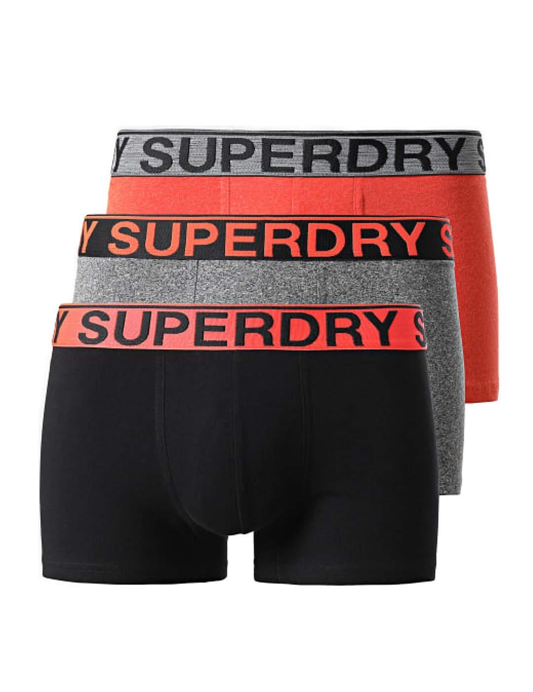 Intimo Superdry pack3 Trunk multicolor hombre
