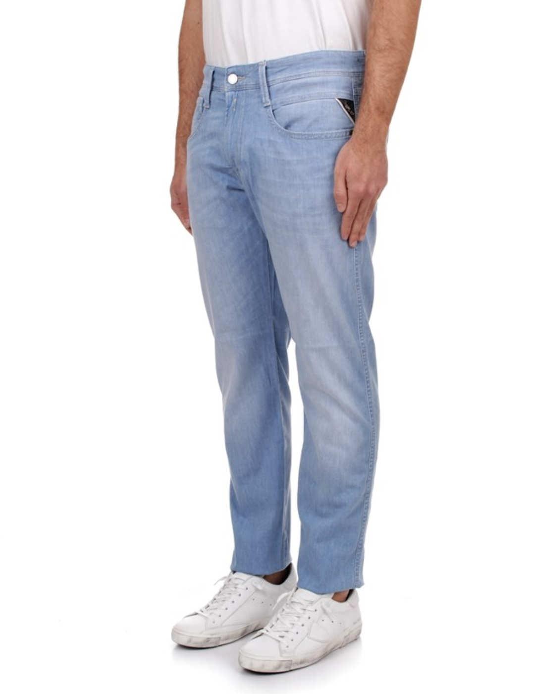 Pantalón vaquero Replay Anbass ligero claro de hombre