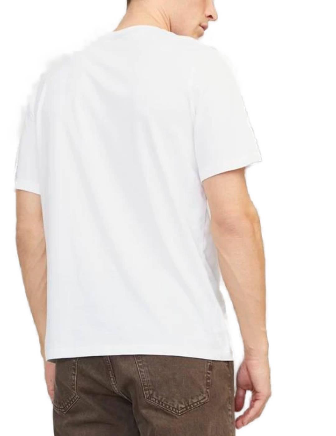 Camiseta Jack&Jones Summer blanca manga corta para hombre