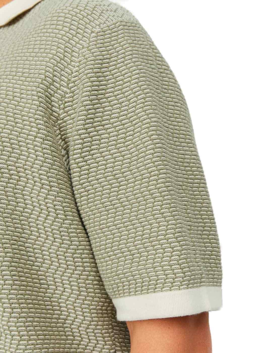 Polo Jack&Jones Konos punto verde manga corta para hombre